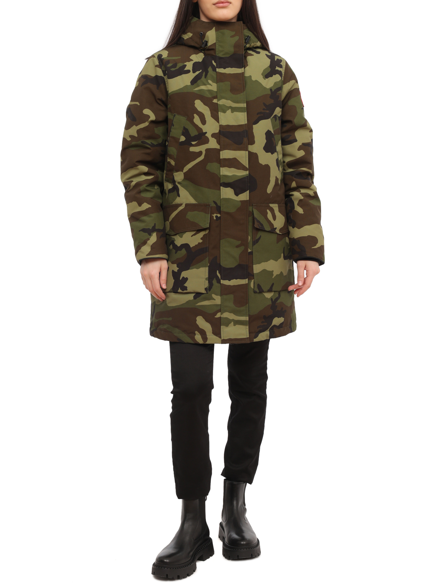 Парка Canada Goose 5807L женская с накладными карманами — купить в интернет-магазине Verdistore