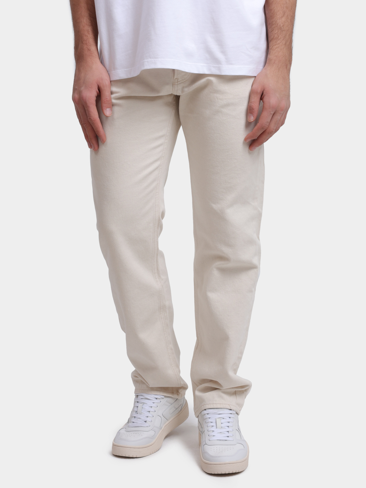 Джинсы Calvin Klein Jeans J30J32753932 1AA бежевые мужские — купить в интернет-магазине Verdistore