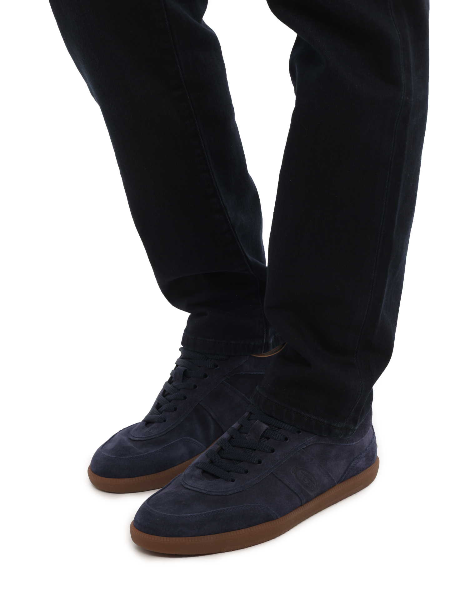 Кеды темно-синие на коричневой подошве  — купить в интернет-магазине Verdistore