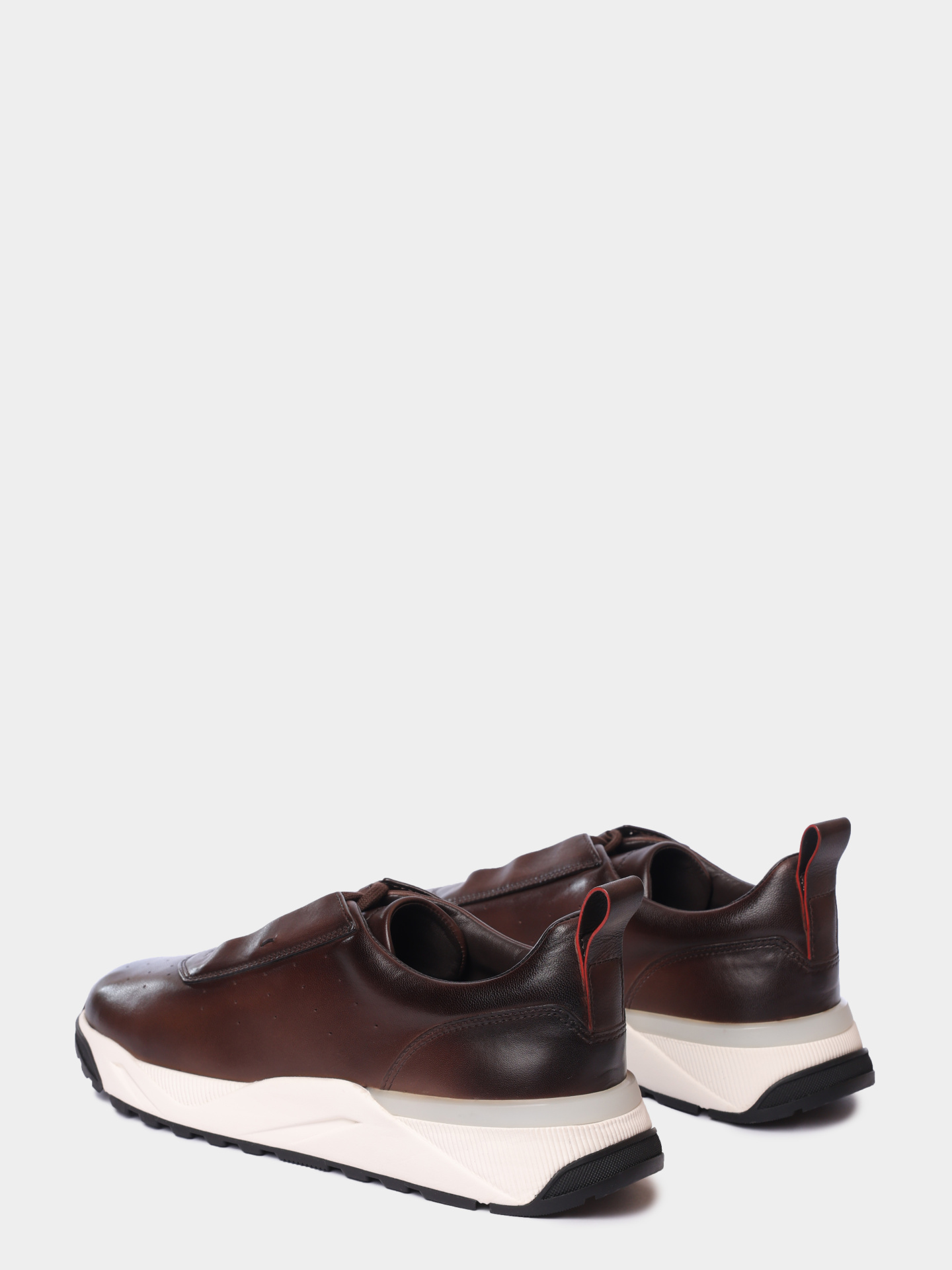 Кроссовки Santoni MBIG22027BINTGONT50 кожаные мужские — купить в интернет-магазине Verdistore