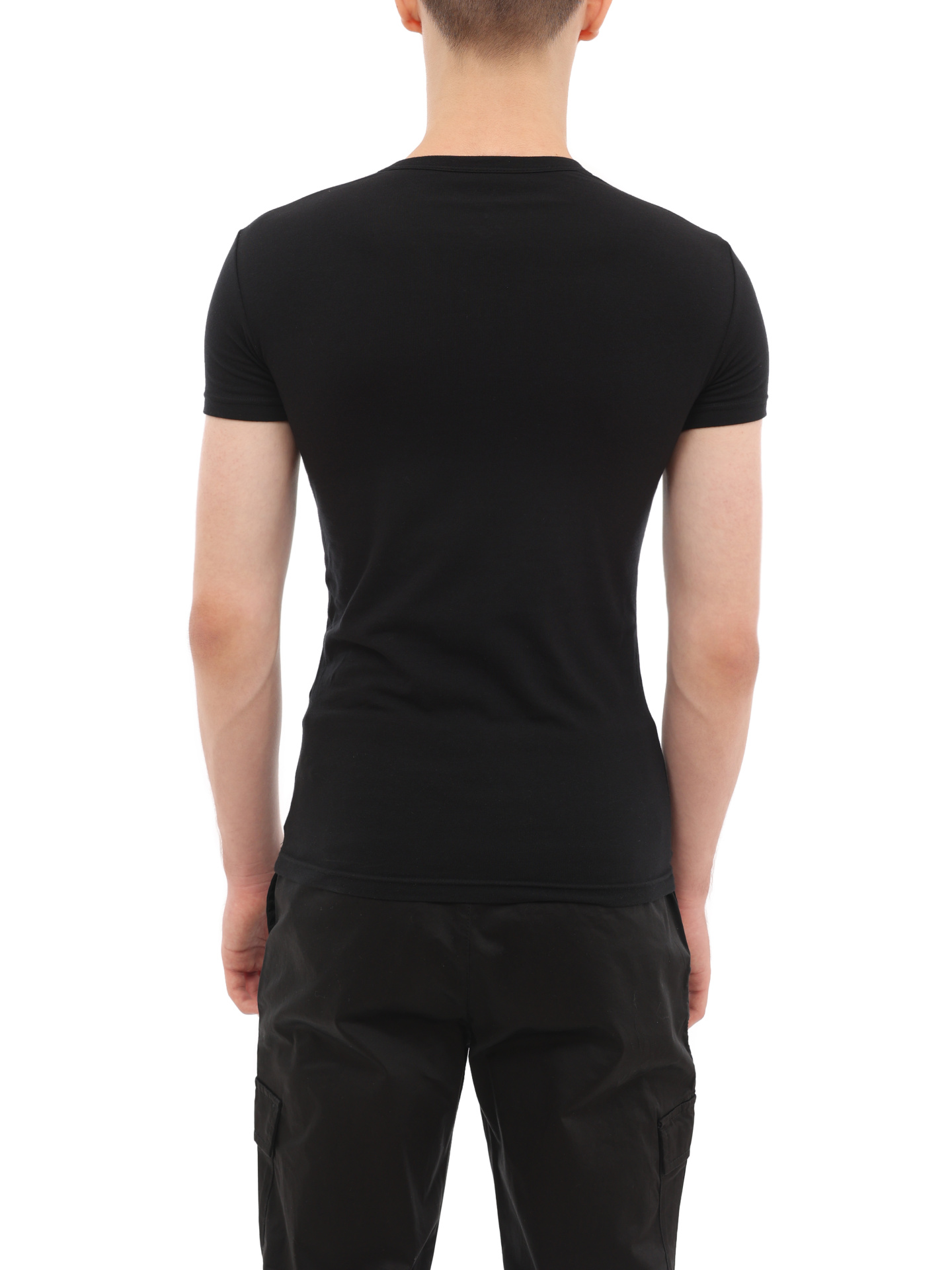 Комплект футболок Armani Exchange 956004 CC282 42520 хлопковый мужской с v-вырезом — купить в интернет-магазине Verdistore
