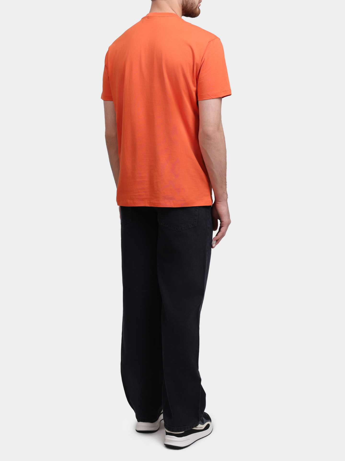 Футболка Armani Exchange XM001792 AF12308 U3040 оранжевая мужская — купить в интернет-магазине Verdistore