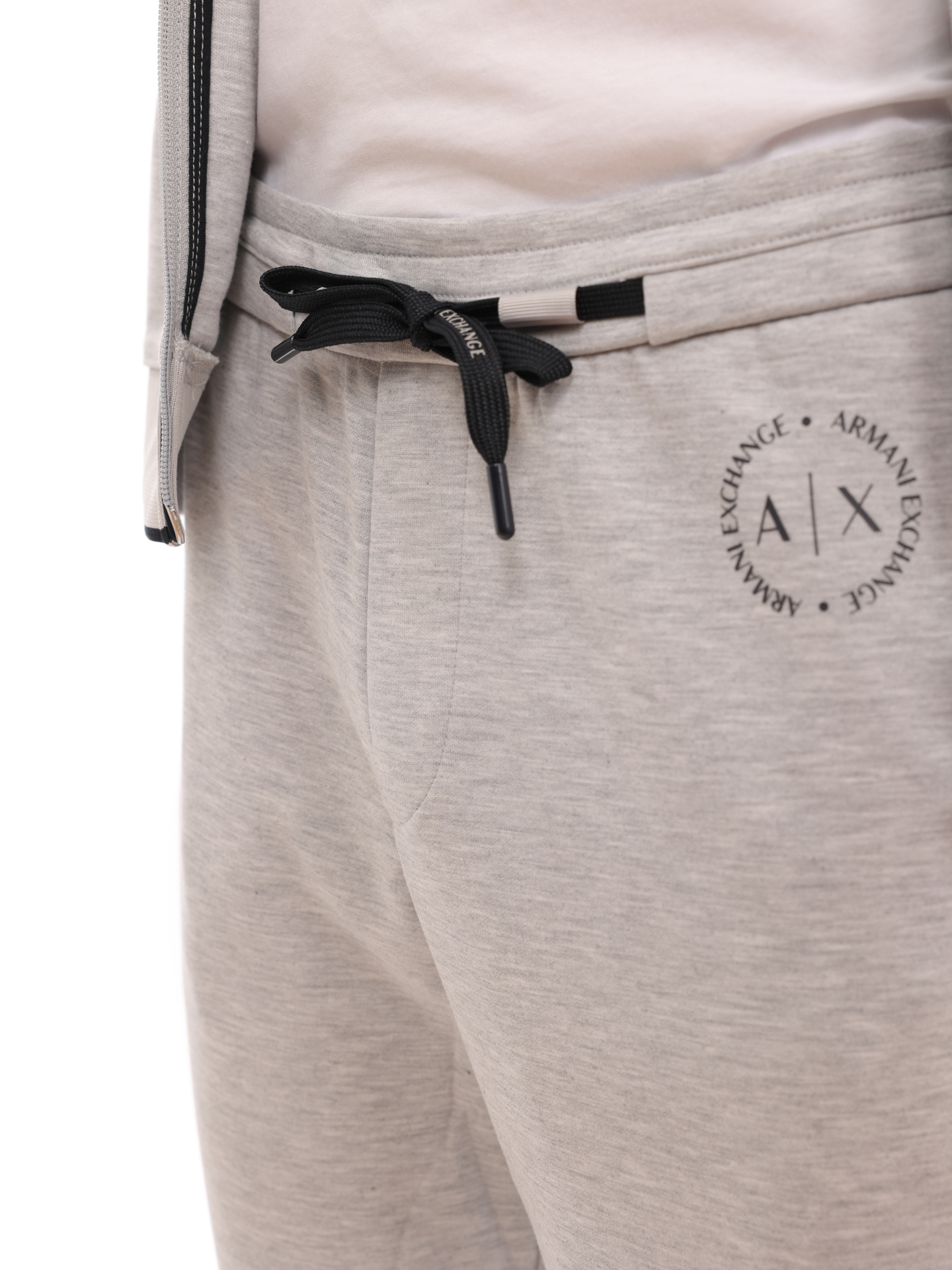 Брюки спортивные Armani Exchange 8NZP91 Z9N1Z 3929 светло-серые мужские с манжетами — купить в интернет-магазине Verdistore