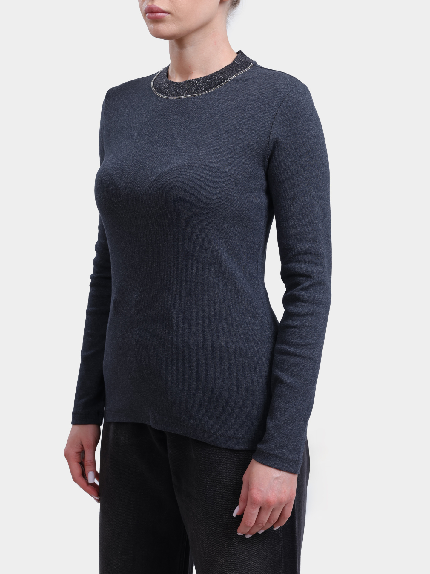 Лонгслив Peserico S06707J0 5669B 73B хлопковый женский — купить в интернет-магазине Verdistore