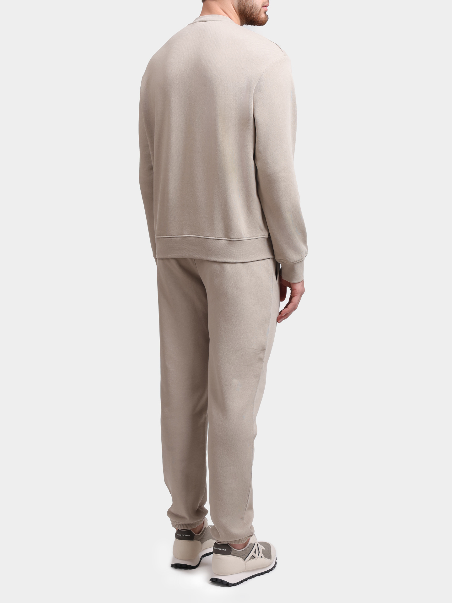 Брюки A|X XM002447 AF22124 U6229 спортивные бежевые мужские на поясе-кулиске — купить в интернет-магазине Verdistore