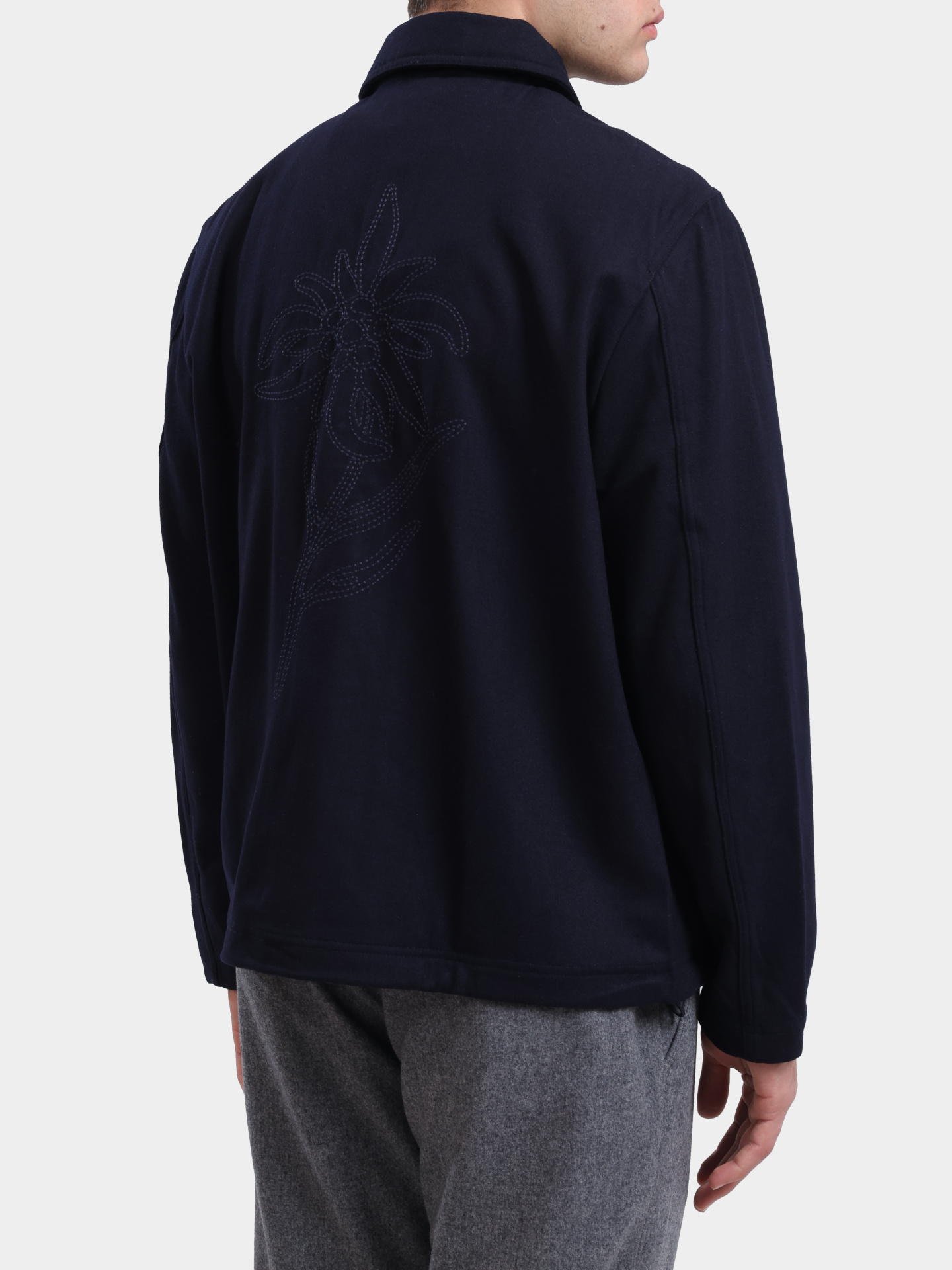 Куртка-рубашка Autry JAPX - O5IV темно-синяя мужская — купить в интернет-магазине Verdistore