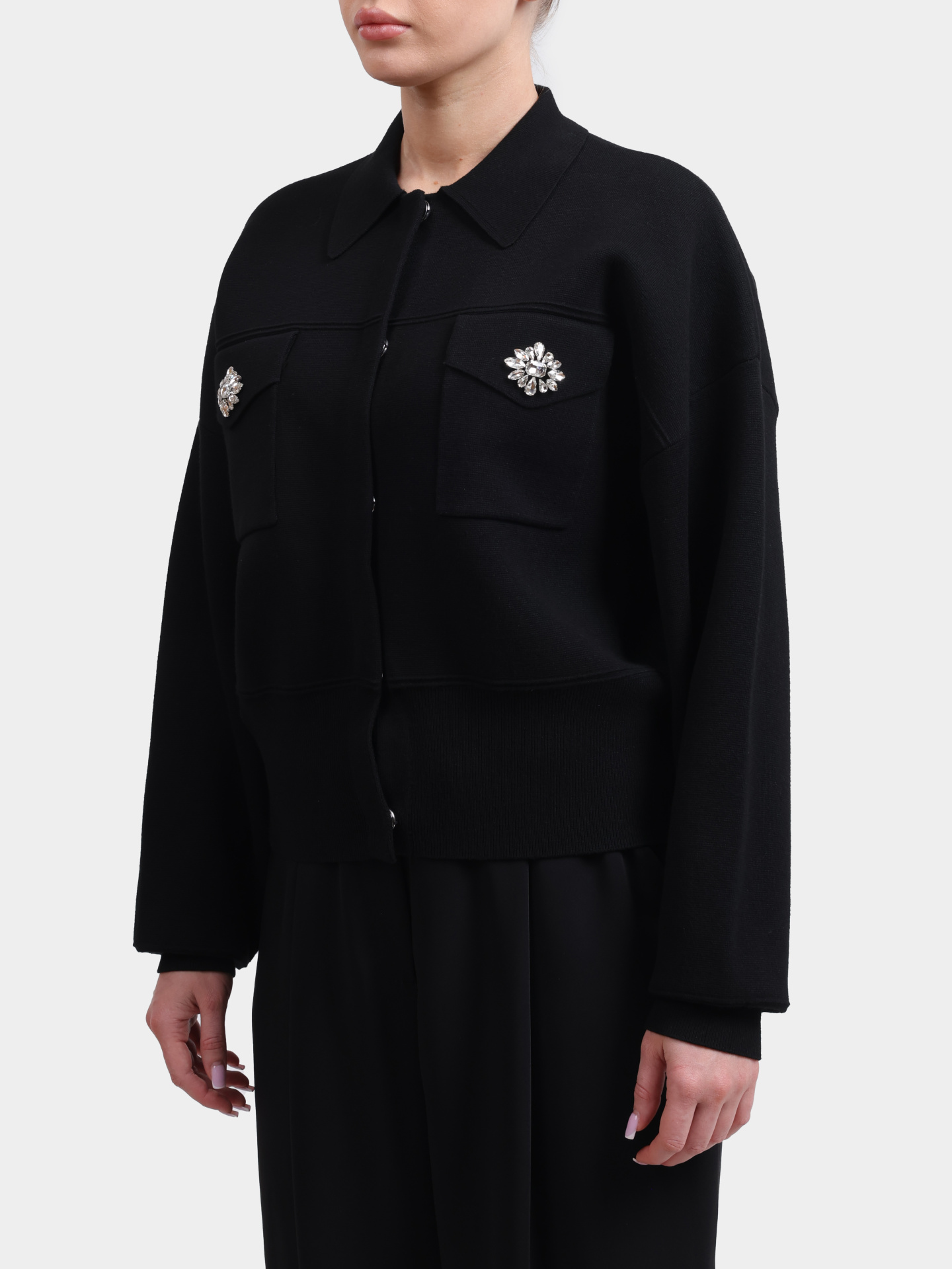 Кардиган Liu-Jo PA6057 MS99E 22222 черный женский — купить в интернет-магазине Verdistore