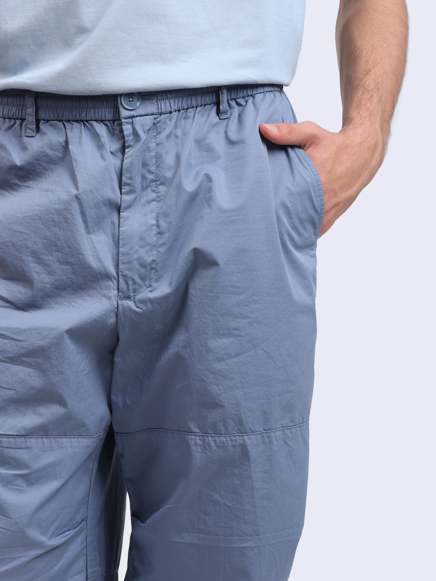 Брюки карго Armani Exchange 6DZPL3 ZN3CZ 15DU голубые мужские — купить в интернет-магазине Verdistore