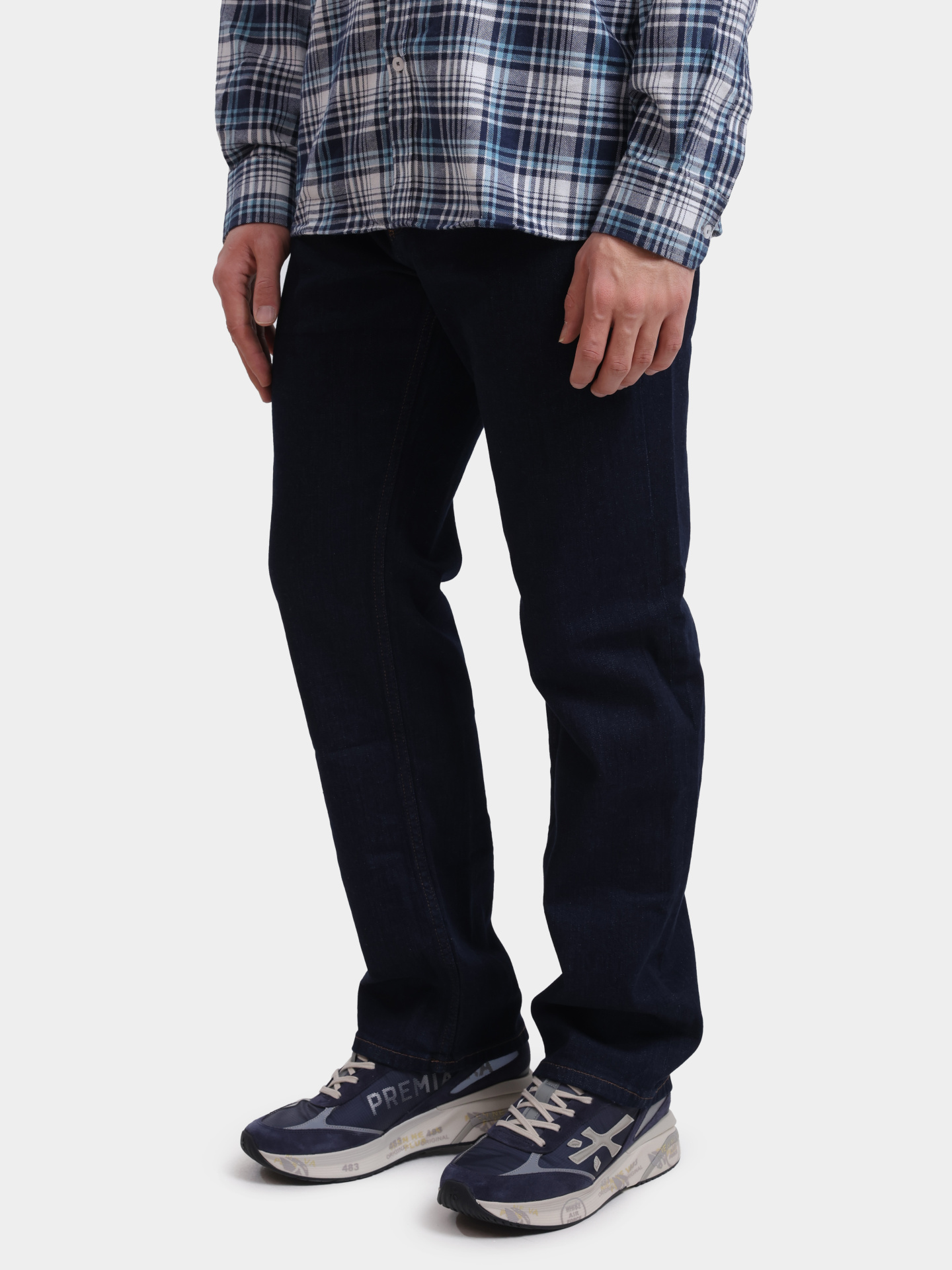 Брюки 9948-1568-01 синие мужские — купить в интернет-магазине Verdistore