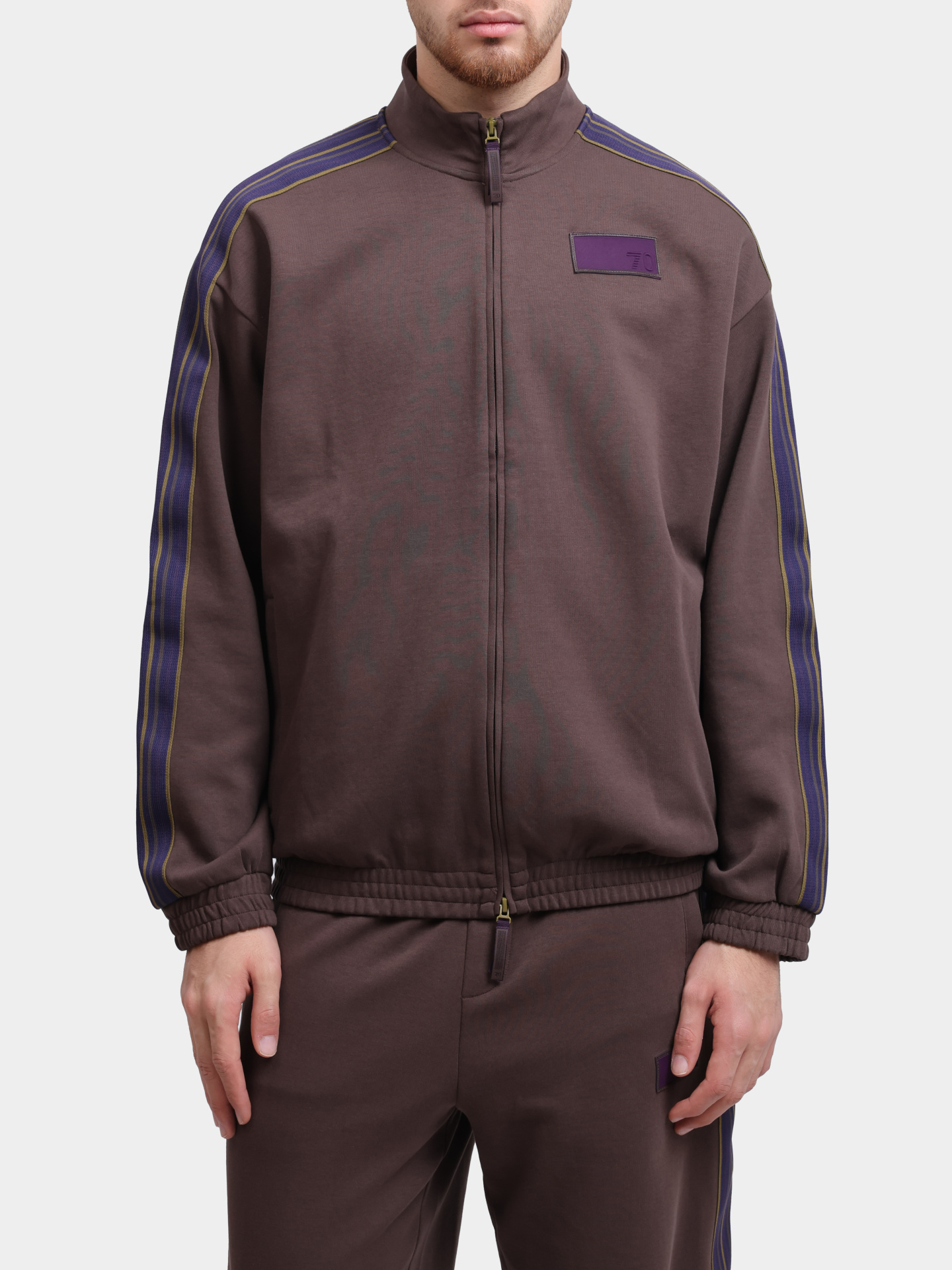 Костюм спортивный EA7 7X000392 AF12660 U6064 коричневый мужской — купить в интернет-магазине Verdistore