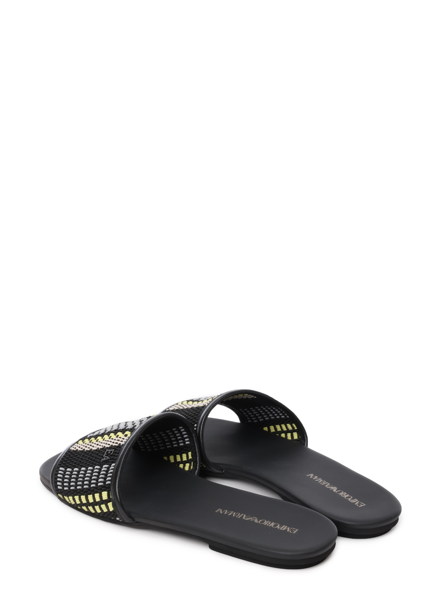 Шлепанцы Emporio Armani X3P825 XR137 D175 текстильные женские — купить в интернет-магазине Verdistore