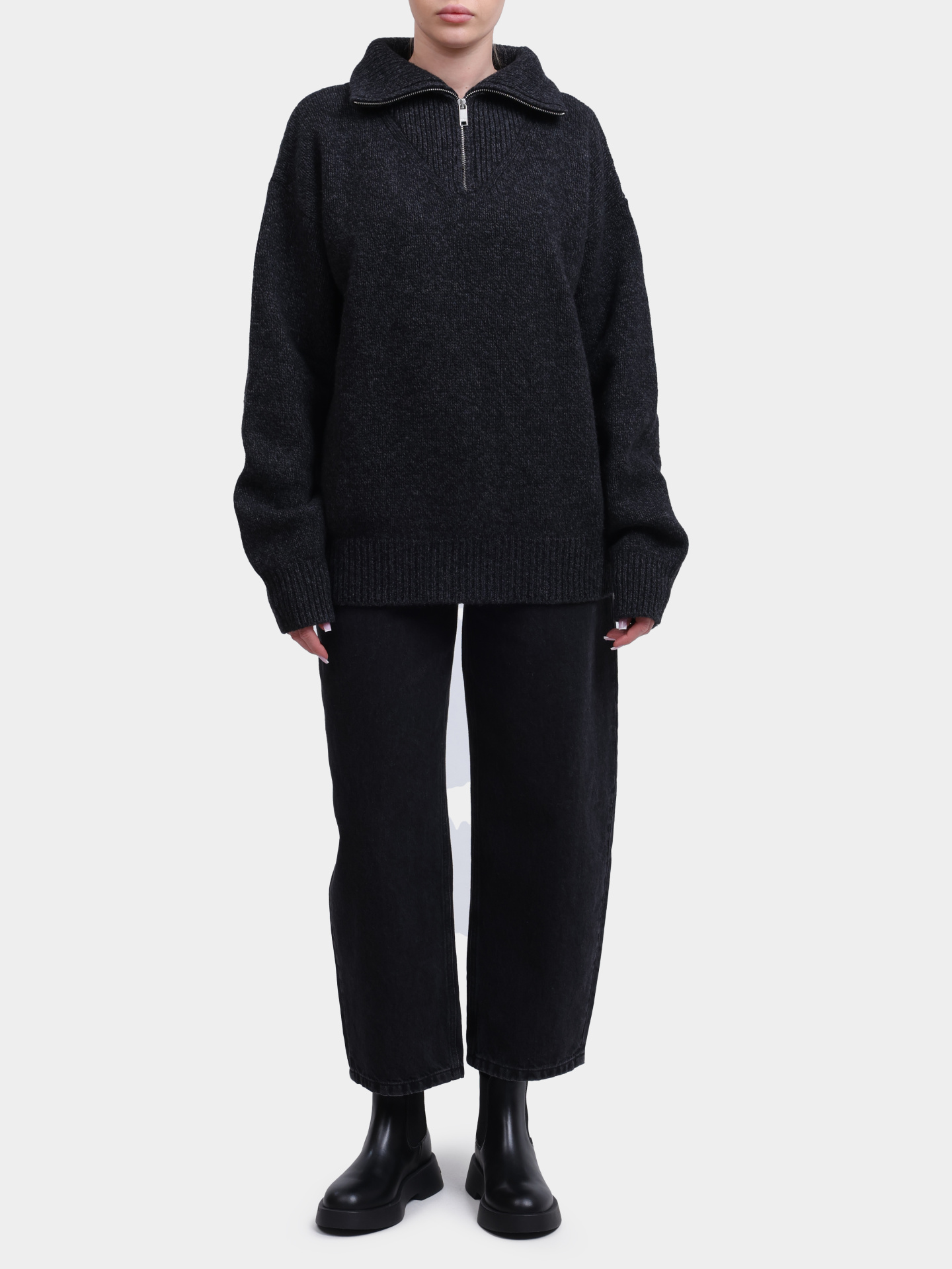 Свитер Autry SEPX - N1KK черный женский с длинными рукавами — купить в интернет-магазине Verdistore