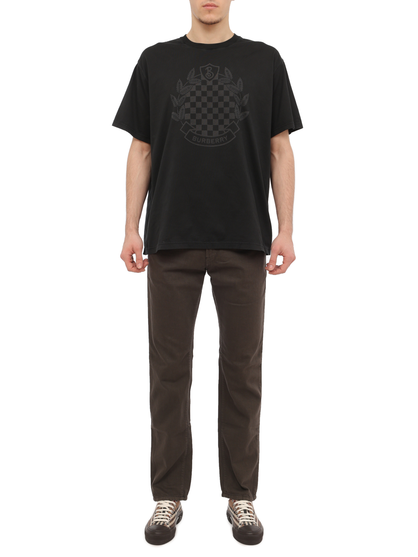 Футболка Burberry 8071174 A1189 хлопковая мужская — купить в интернет-магазине Verdistore