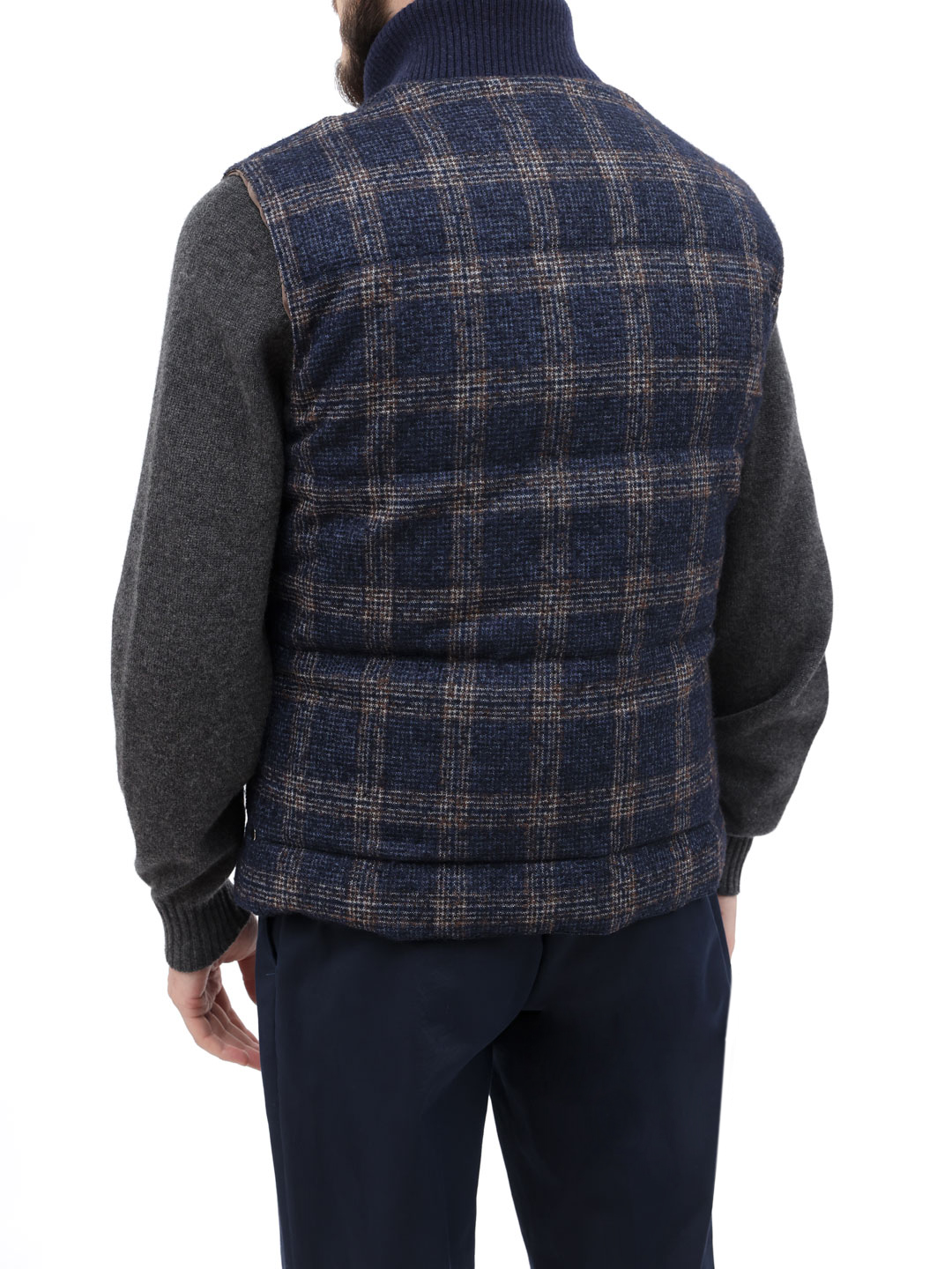 Жилет Brunello Cucinelli ML4251384 двусторонний мужской — купить в интернет-магазине Verdistore