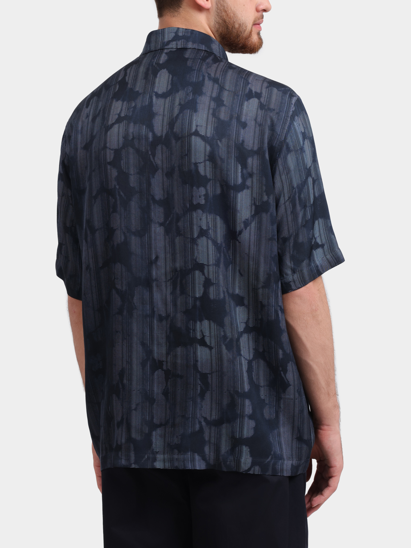 Рубашка Armani Exchange XM002106 AF13235 FB445 мужская из вискозы — купить в интернет-магазине Verdistore