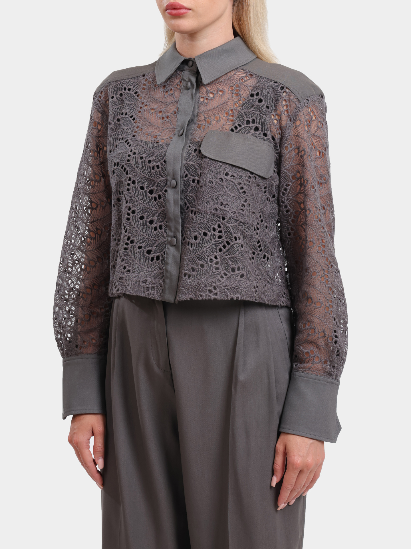 Рубашка MARELLA CIOP 002 укороченная женская — купить в интернет-магазине Verdistore