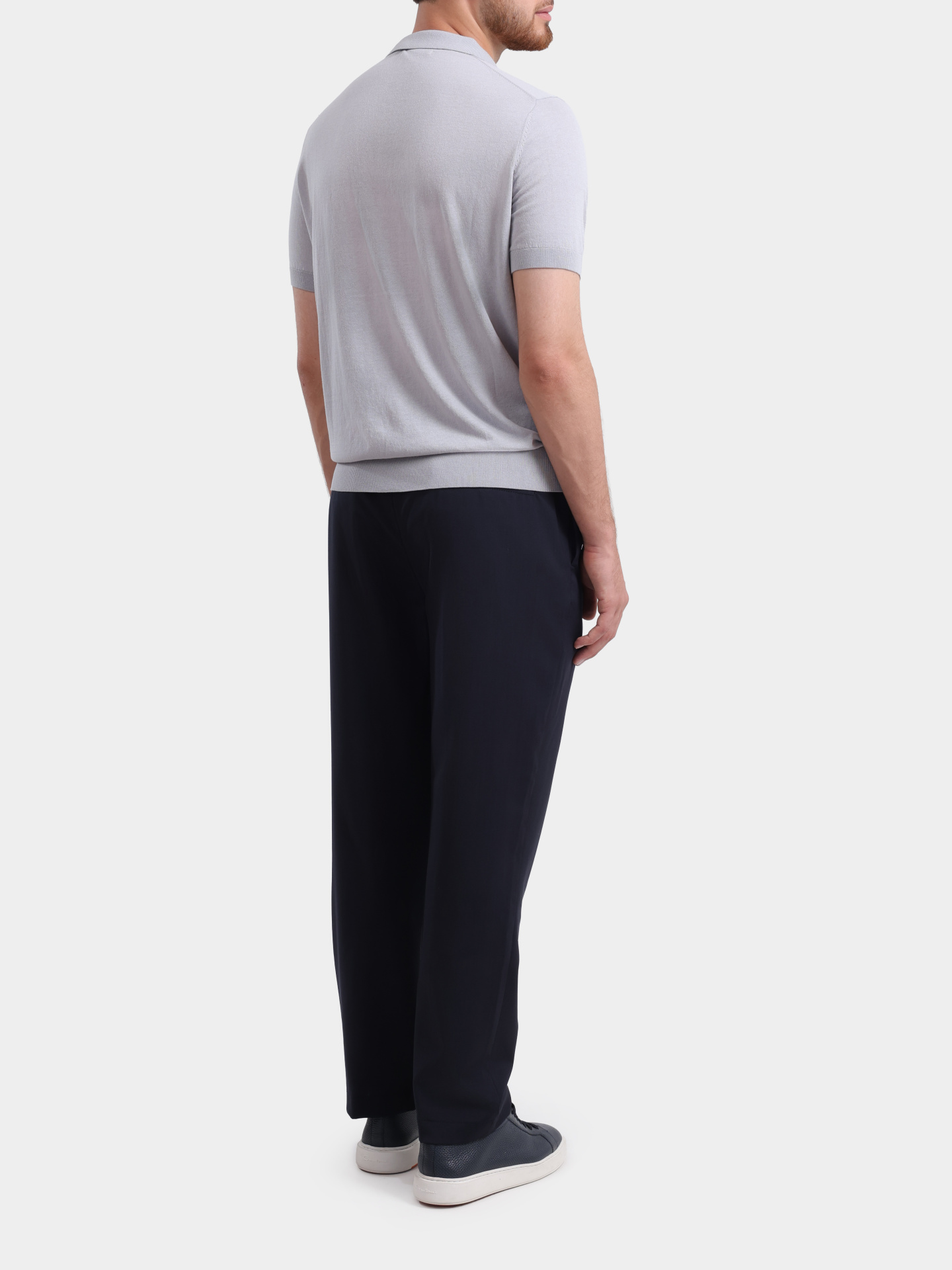 Брюки Jacob Cohen JUM PT017 001 T870A RW Y99 темно-синие мужские из шерсти — купить в интернет-магазине Verdistore