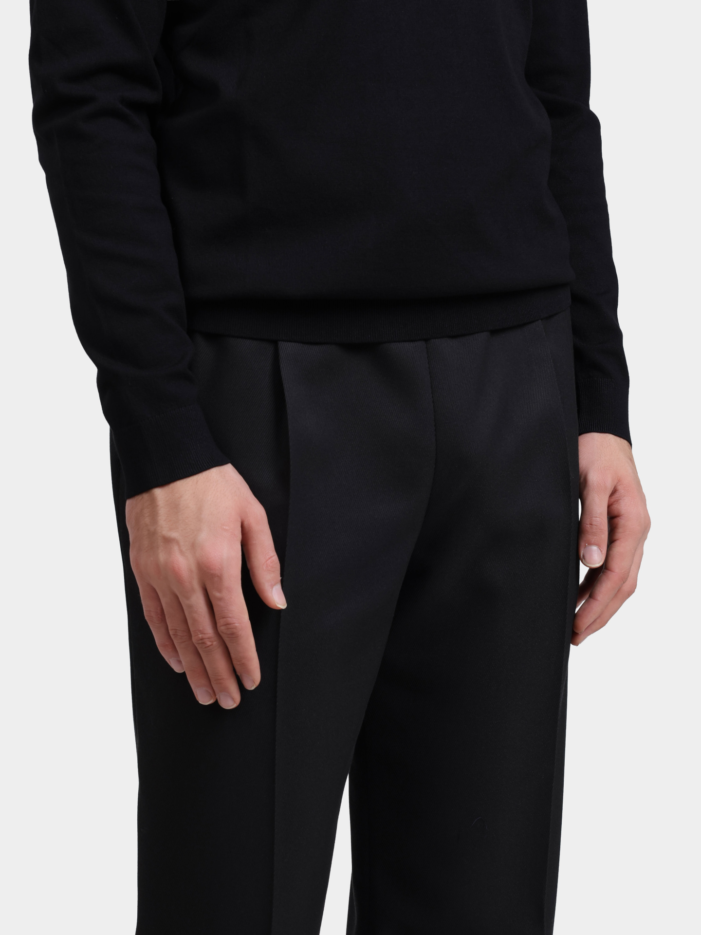 Свитер-поло Hugo 50532050 001 черный мужской — купить в интернет-магазине Verdistore