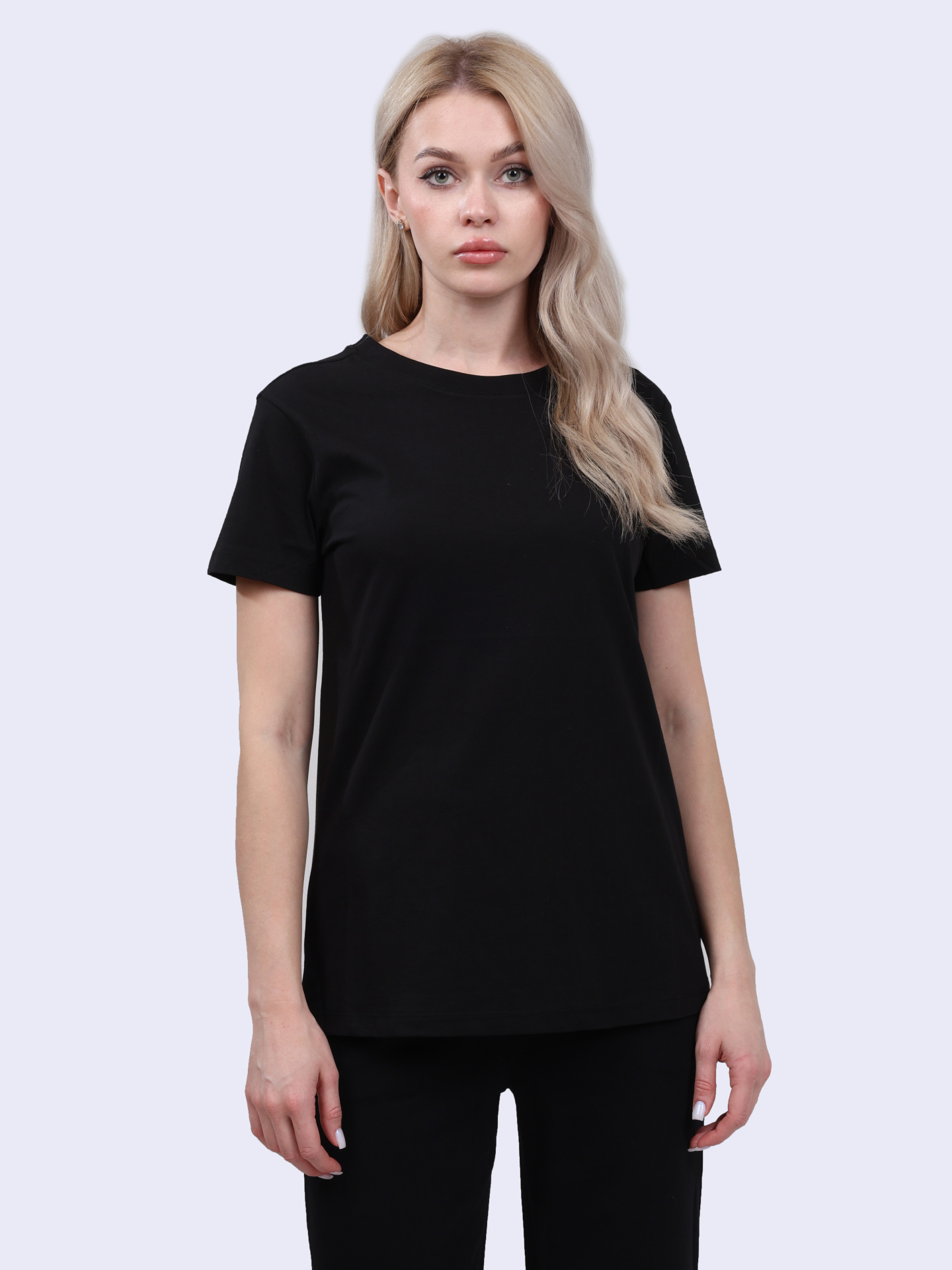 Футболка Armani Exchange 6DYT47 YJDGZ 1200 черная женская хлопковая — купить в интернет-магазине Verdistore