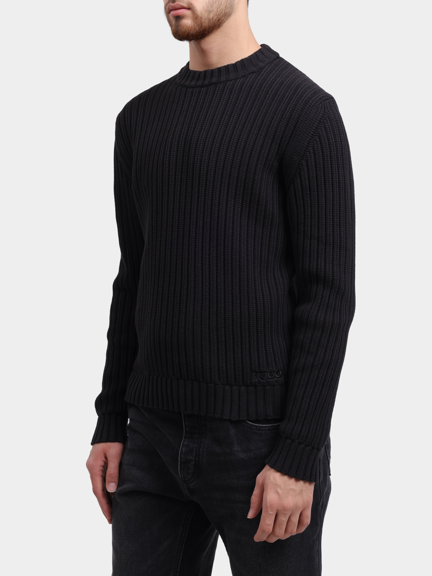 Свитер Sribben_1 10273630 01 50546863 001 черный мужской — купить в интернет-магазине Verdistore