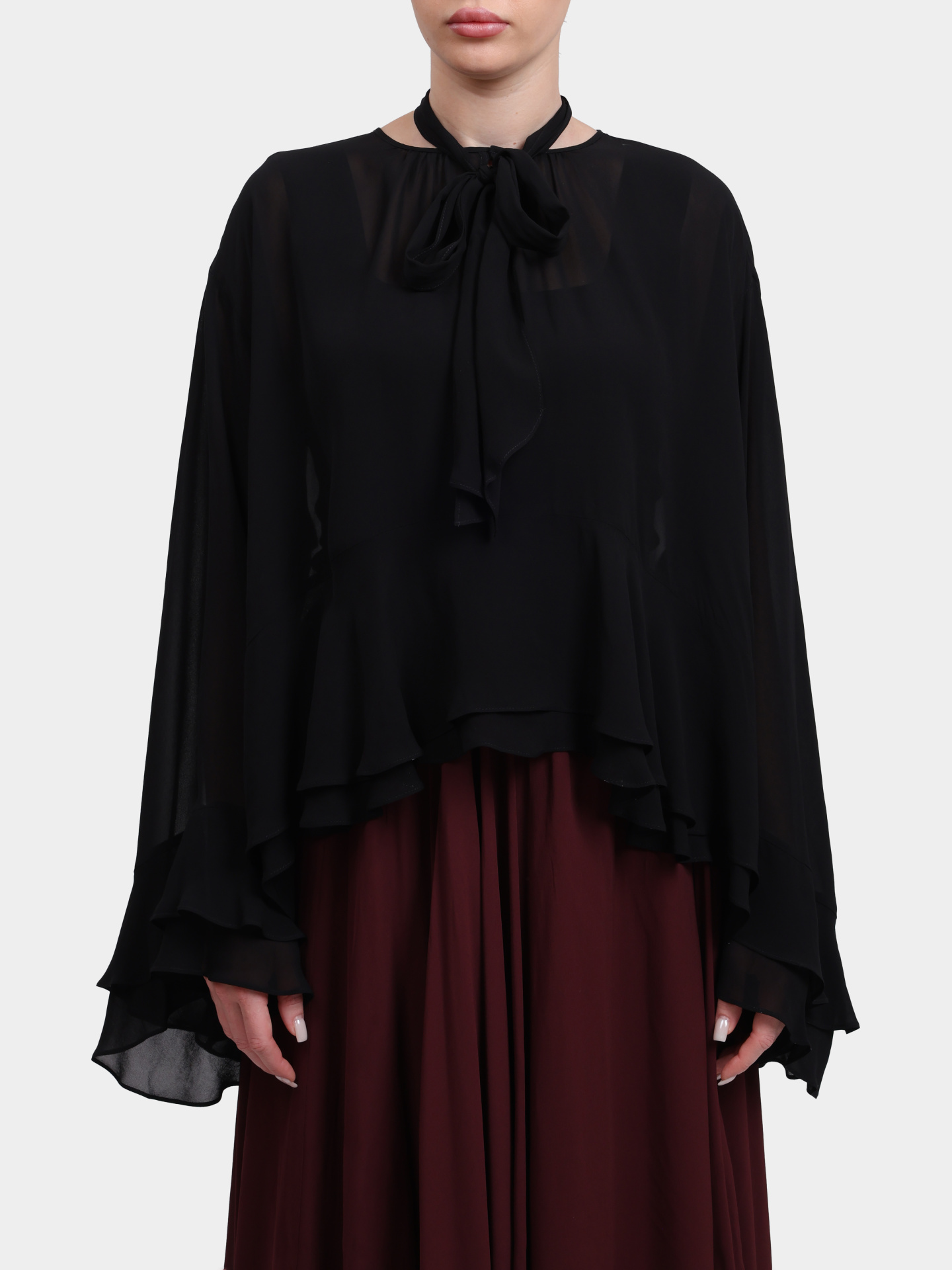 Блузка MARELLA PRISCA 004 черная женская — купить в интернет-магазине Verdistore