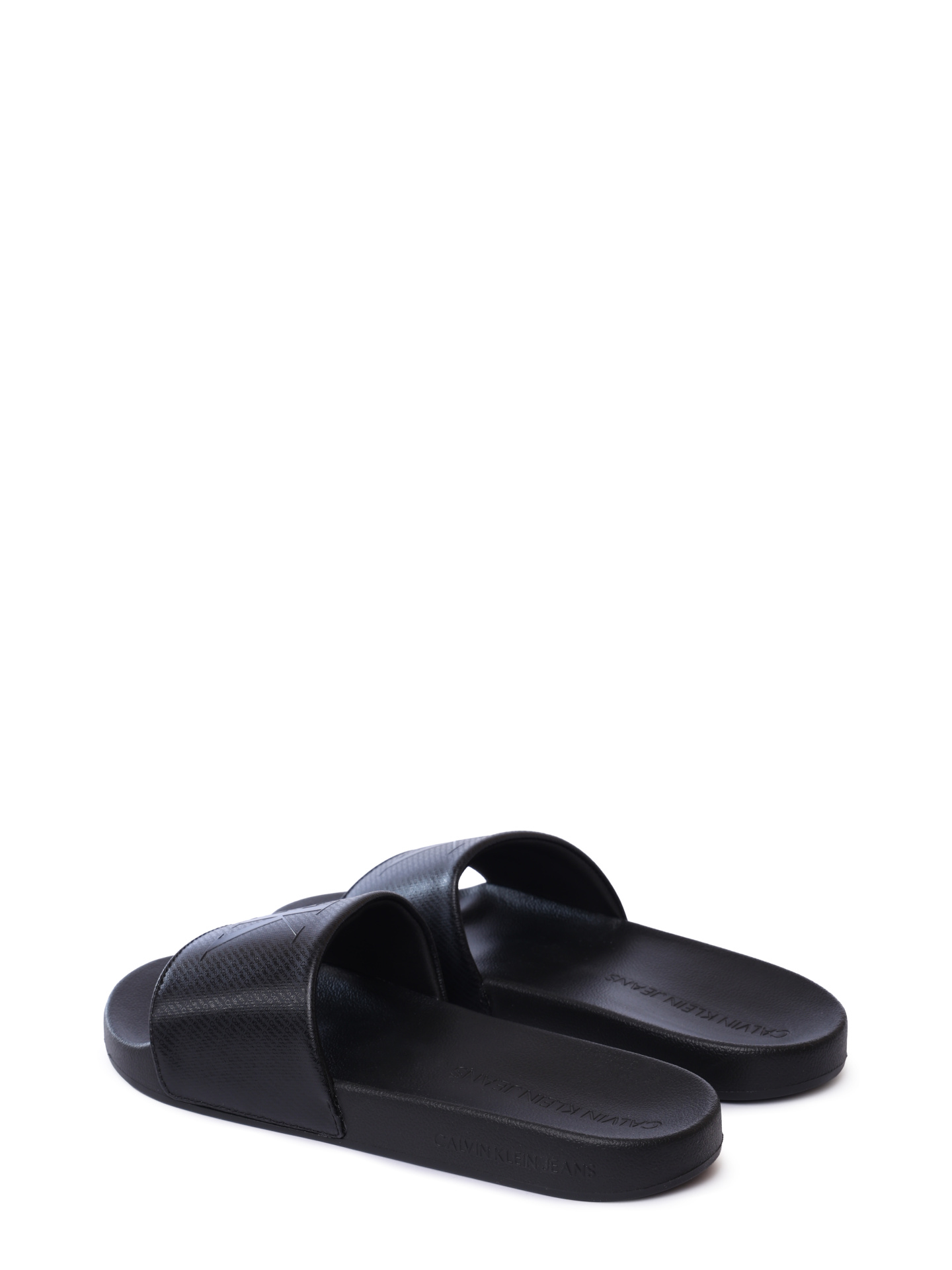 Шлепанцы Calvin Klein YM0YM01269 0GJ черные мужские — купить в интернет-магазине Verdistore