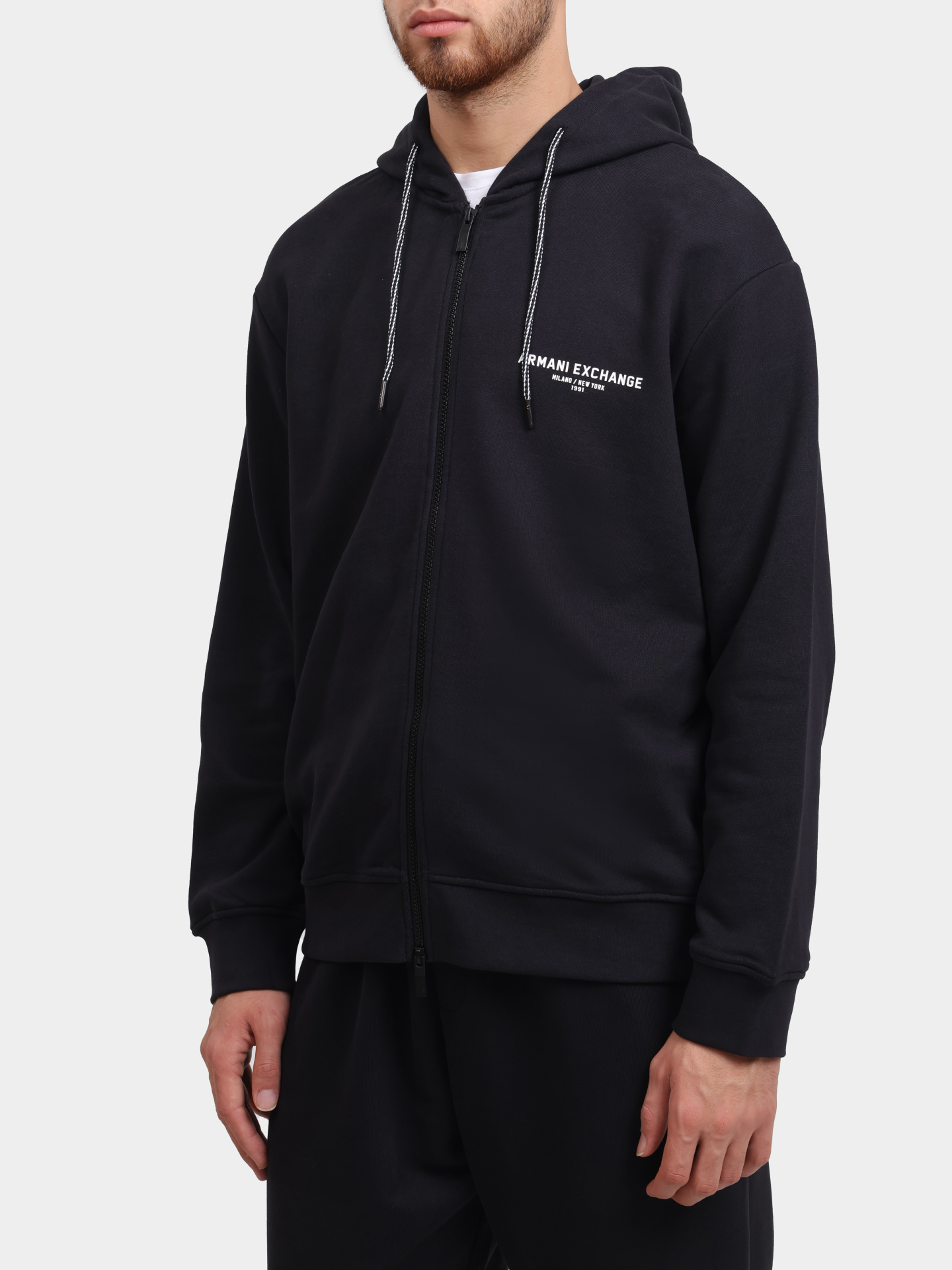 Мастерка Armani Exchange XM000223 AF12656 UB101 хлопковая мужская — купить в интернет-магазине Verdistore