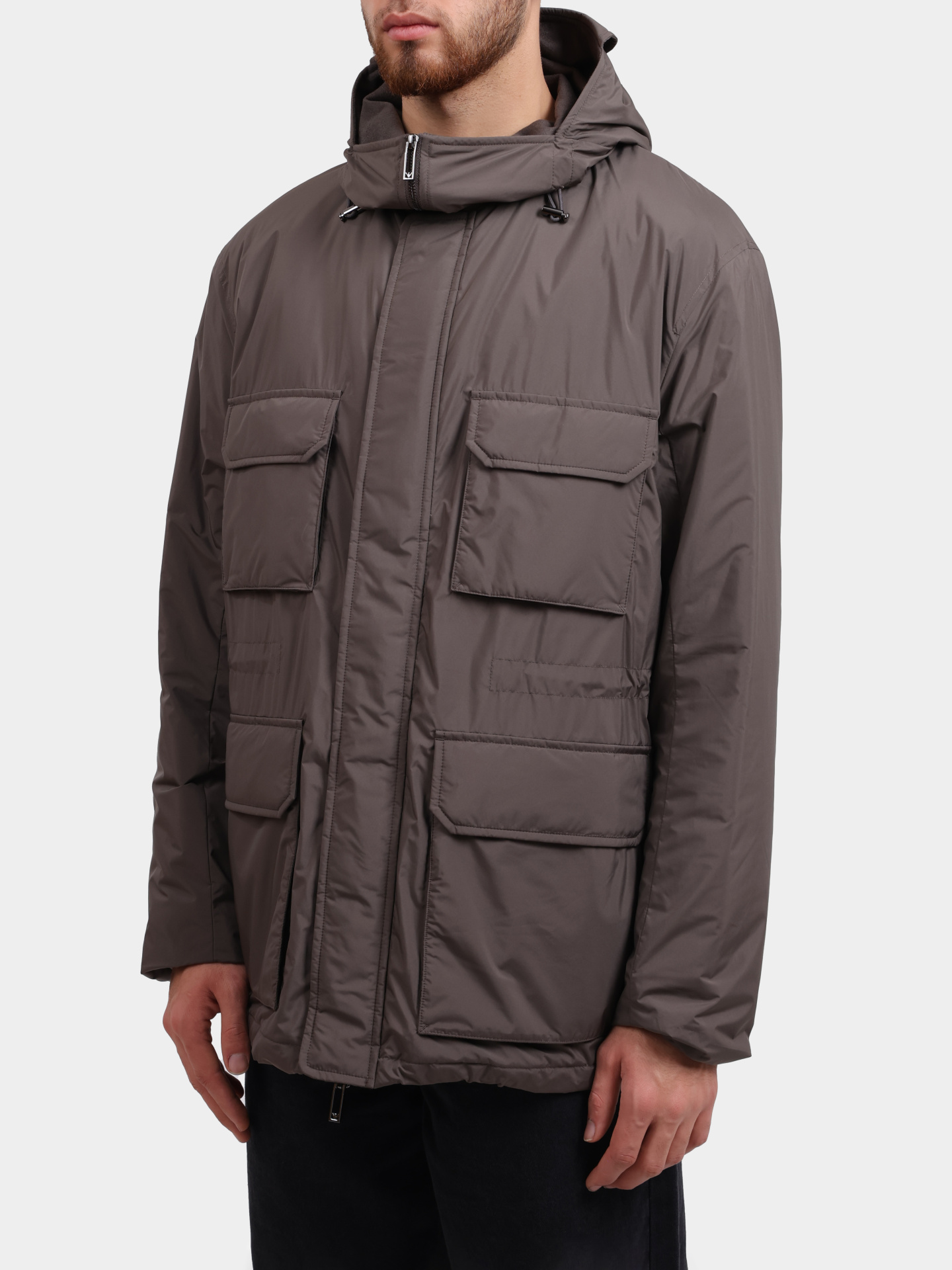 Куртка Emporio Armani EM003184 AF18503 U8143 коричневая мужская — купить в интернет-магазине Verdistore