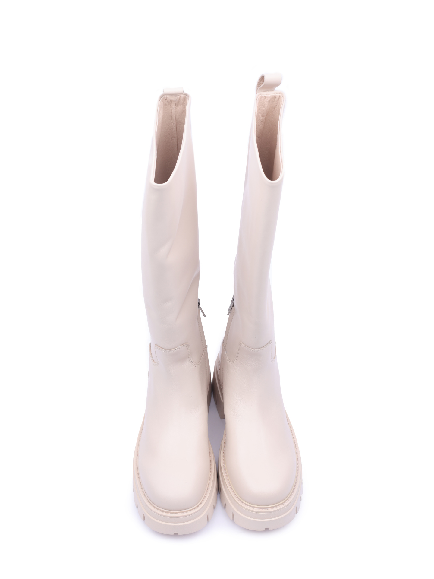 Сапоги LUCKY 002 светло-розовые женские с широким голенищем — купить в интернет-магазине Verdistore