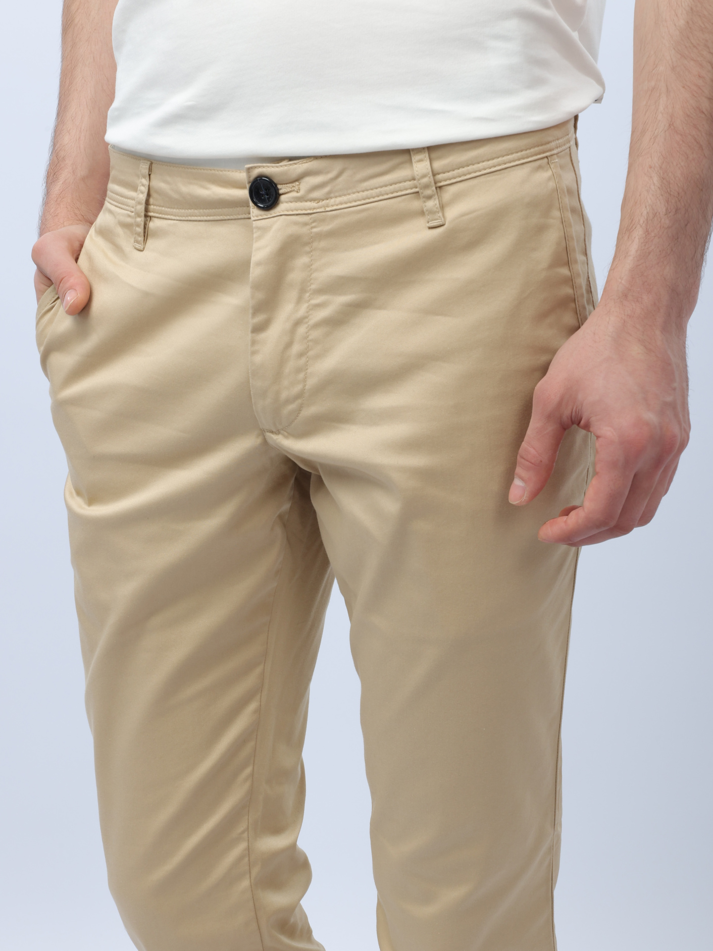 Брюки Armani Exchange 8NZP45 ZN1RZ 1794 бежевые мужские — купить в интернет-магазине Verdistore