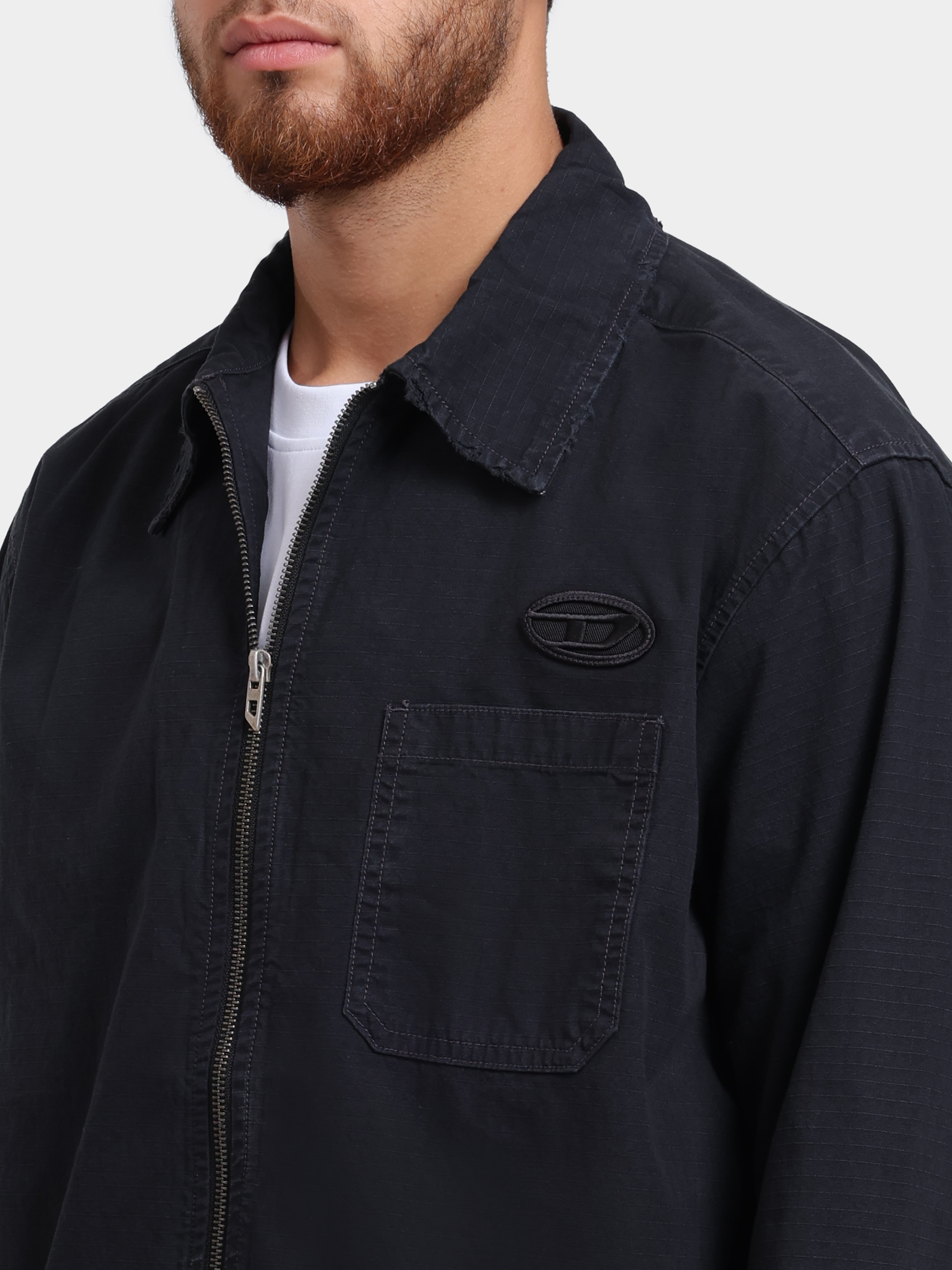 Куртка Diesel A229830DLCM9XX черная мужская на молнии — купить в интернет-магазине Verdistore