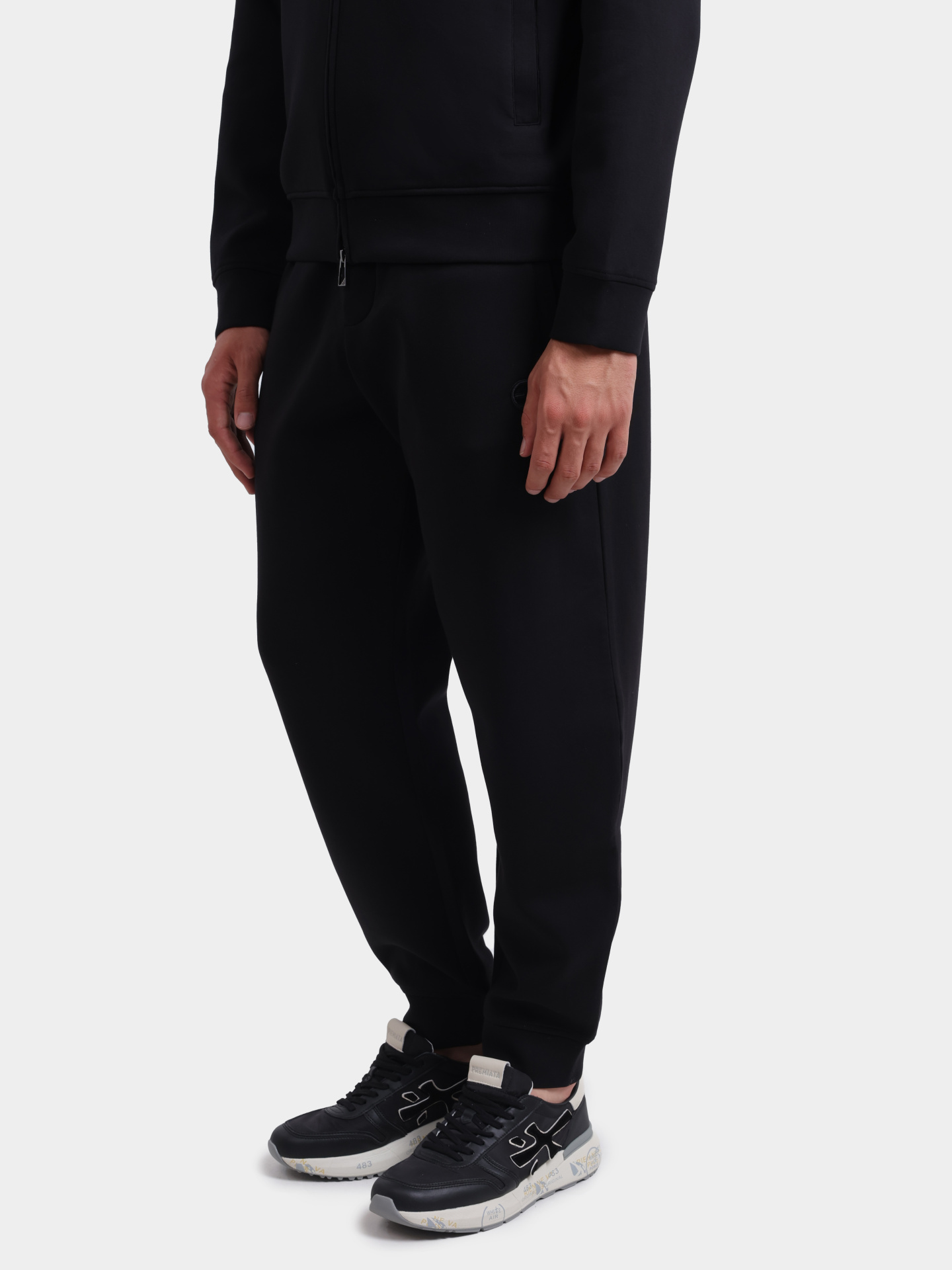 Джоггеры Emporio Armani EM004539 AF10013 UC001 хлопковые мужские — купить в интернет-магазине Verdistore