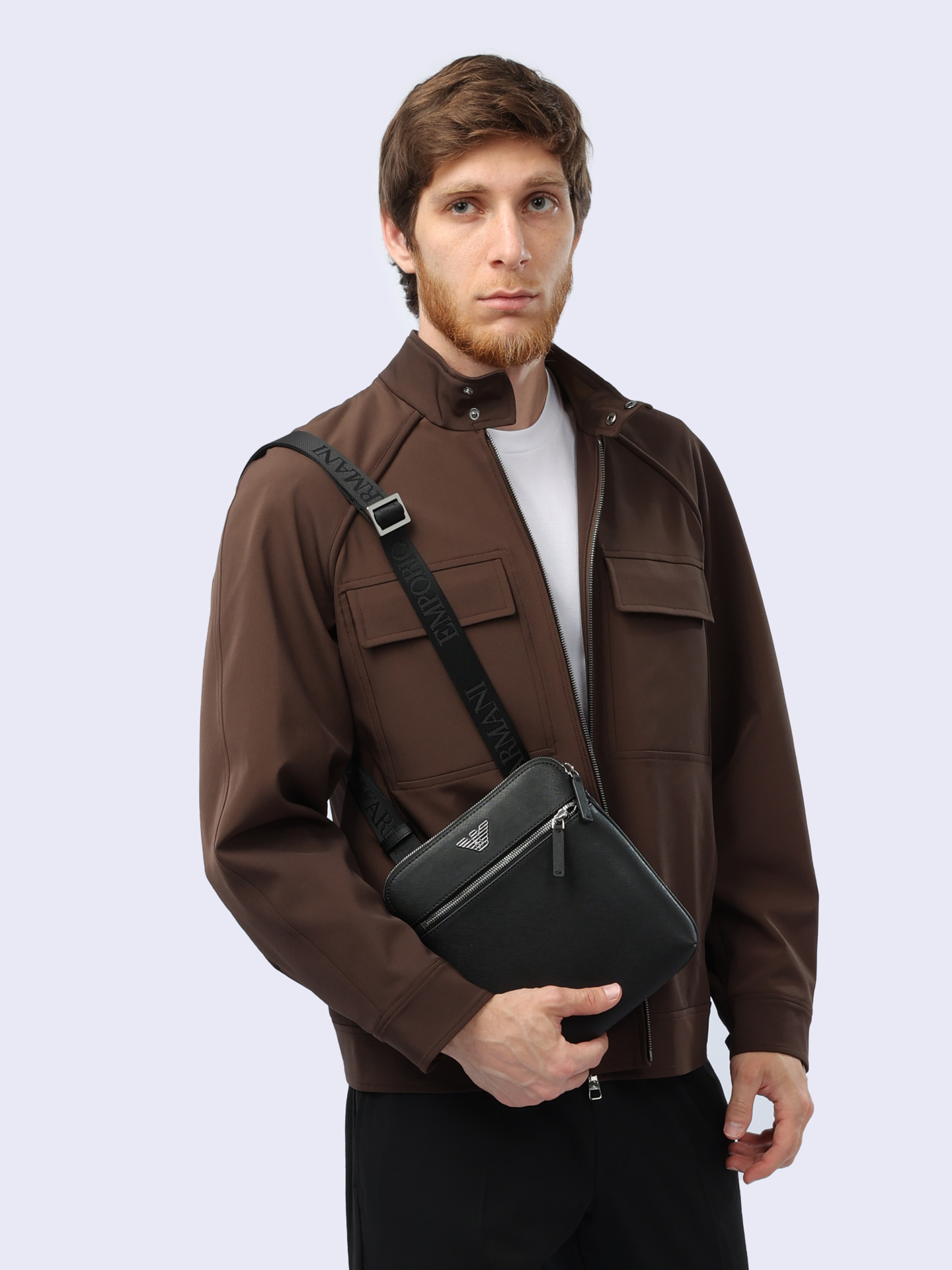 Сумка Emporio Armani Y4M185 Y138E 81072 черная мужская — купить в интернет-магазине Verdistore