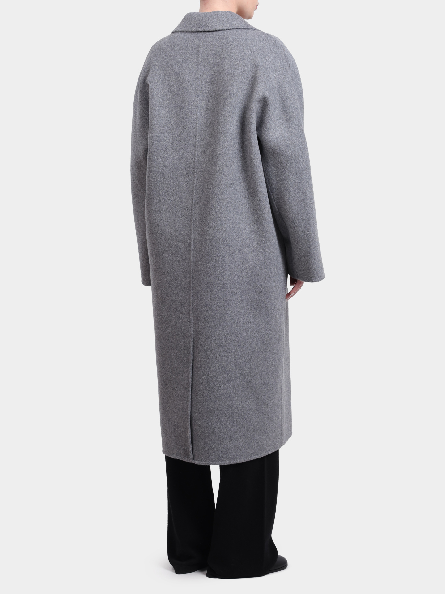 Пальто Alpha Studio AD-4690N 2005 серое женское двубортное — купить в интернет-магазине Verdistore