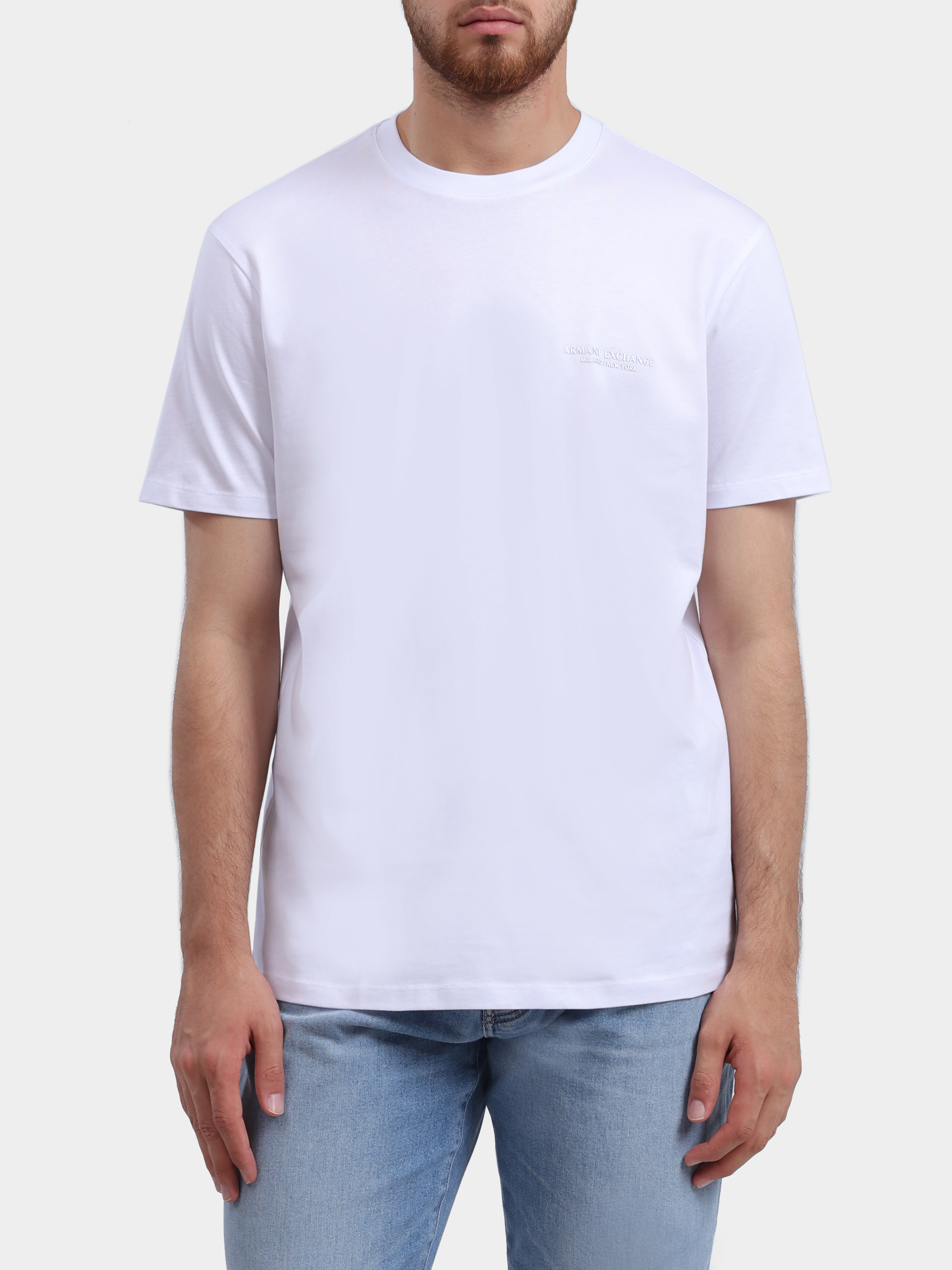 Футболка Armani Exchange XM001281 AF10361 U0002 хлопковая мужская — купить в интернет-магазине Verdistore