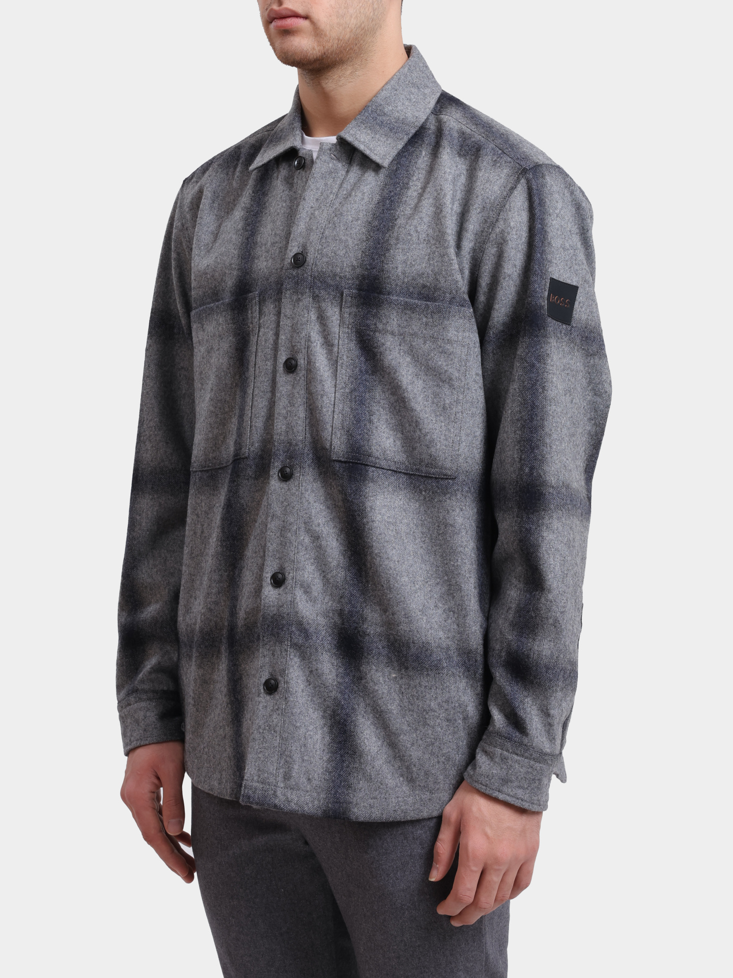 Рубашка Locky_2_M 10273395 02 50548989 062 серая мужская — купить в интернет-магазине Verdistore