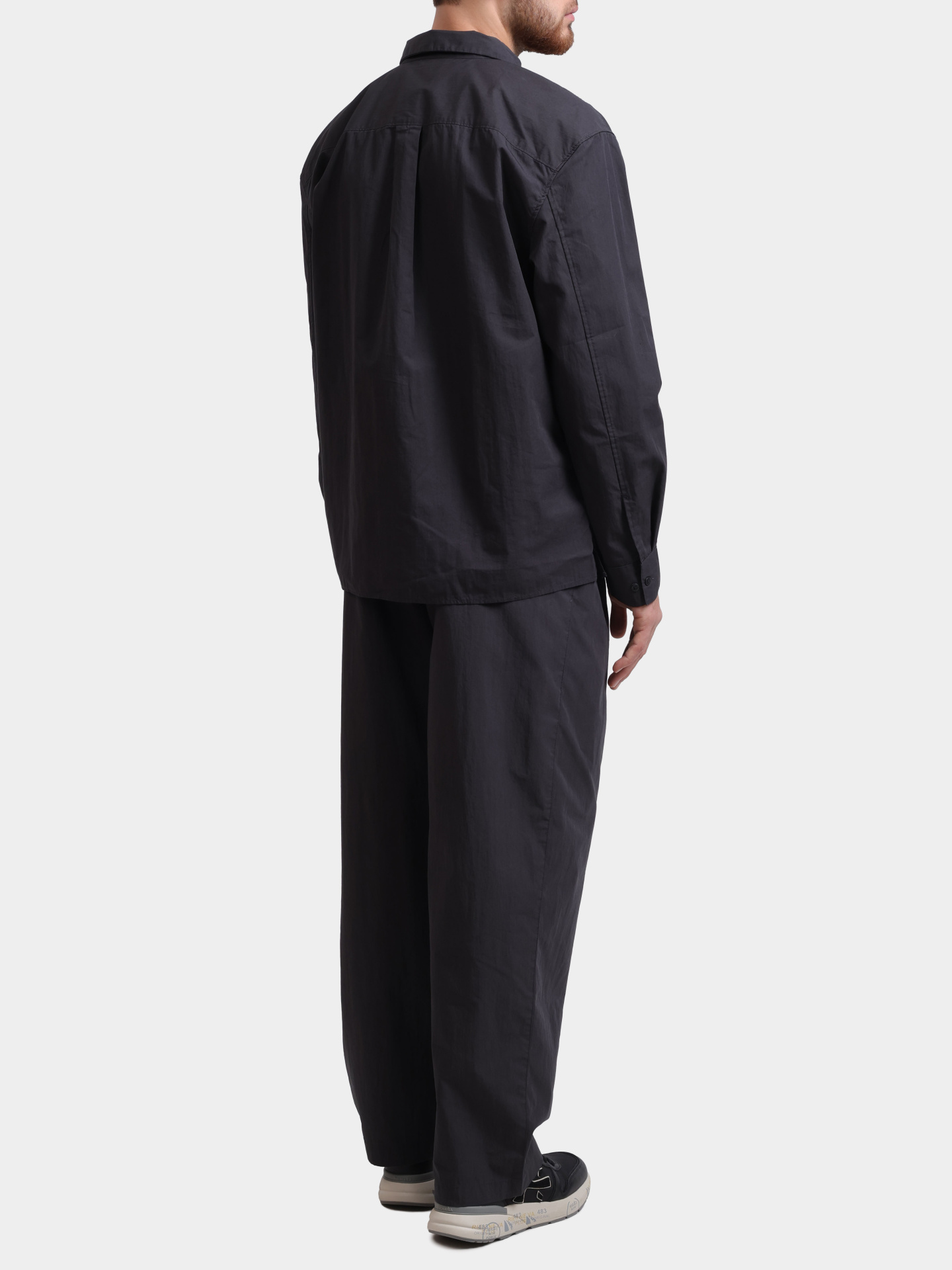 Рубашка Calvin Klein LV04LC128G 8MN темно-серая мужская — купить в интернет-магазине Verdistore