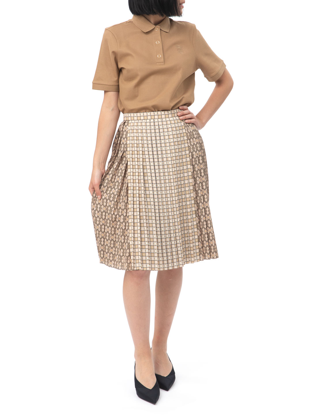 Юбка Burberry 8016899 A3869 плиссированная женская — купить в интернет-магазине Verdistore