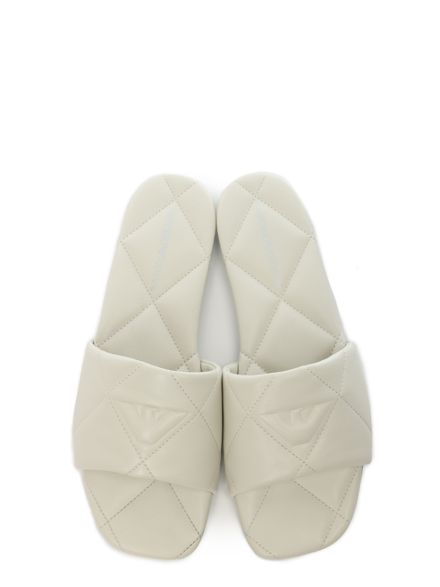 Шлепанцы Emporio Armani X3P826 XF770 00395 стеганые женские — купить в интернет-магазине Verdistore