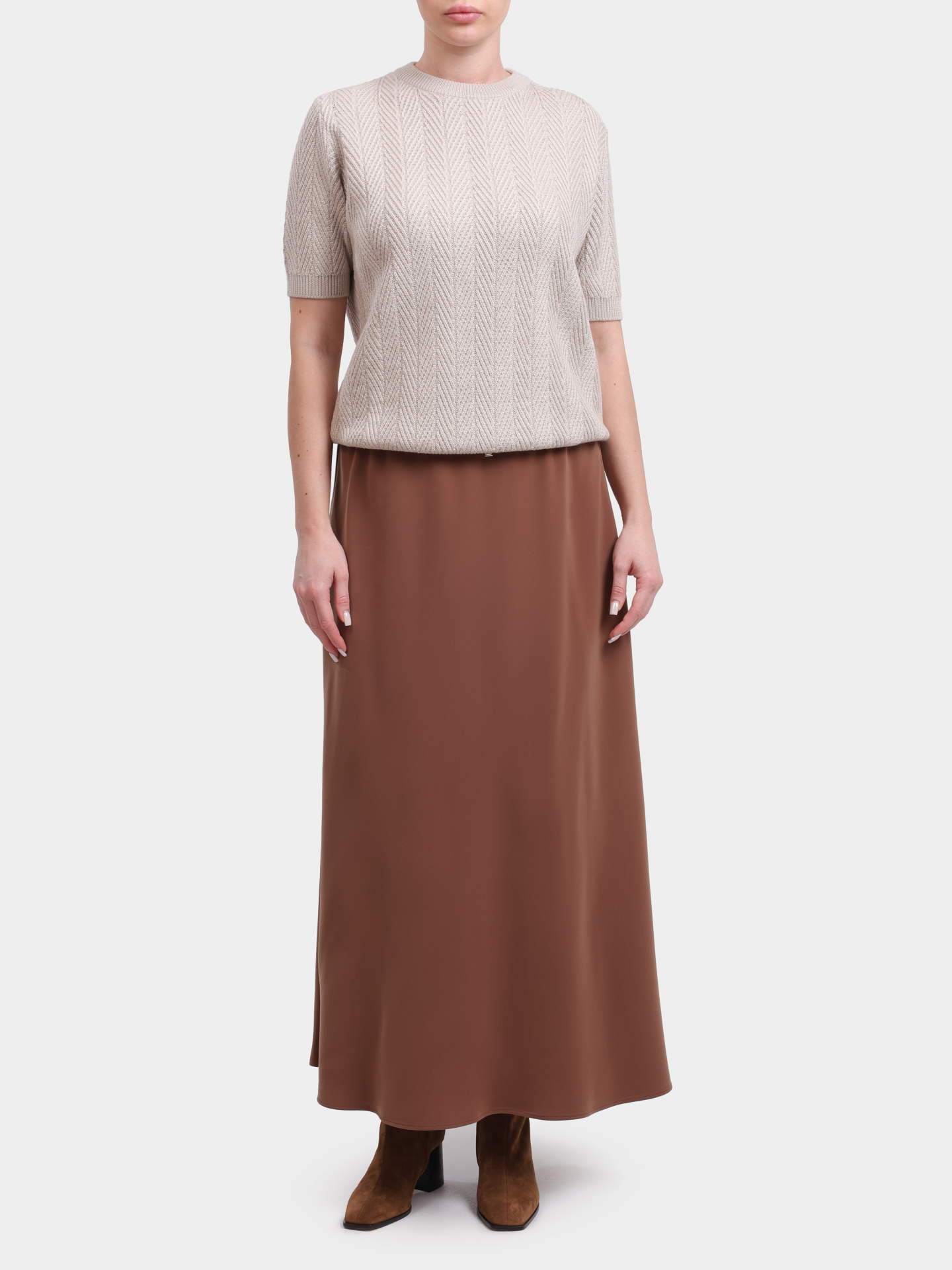 Юбка GN000093D 12755 2240 коричневая женская — купить в интернет-магазине Verdistore