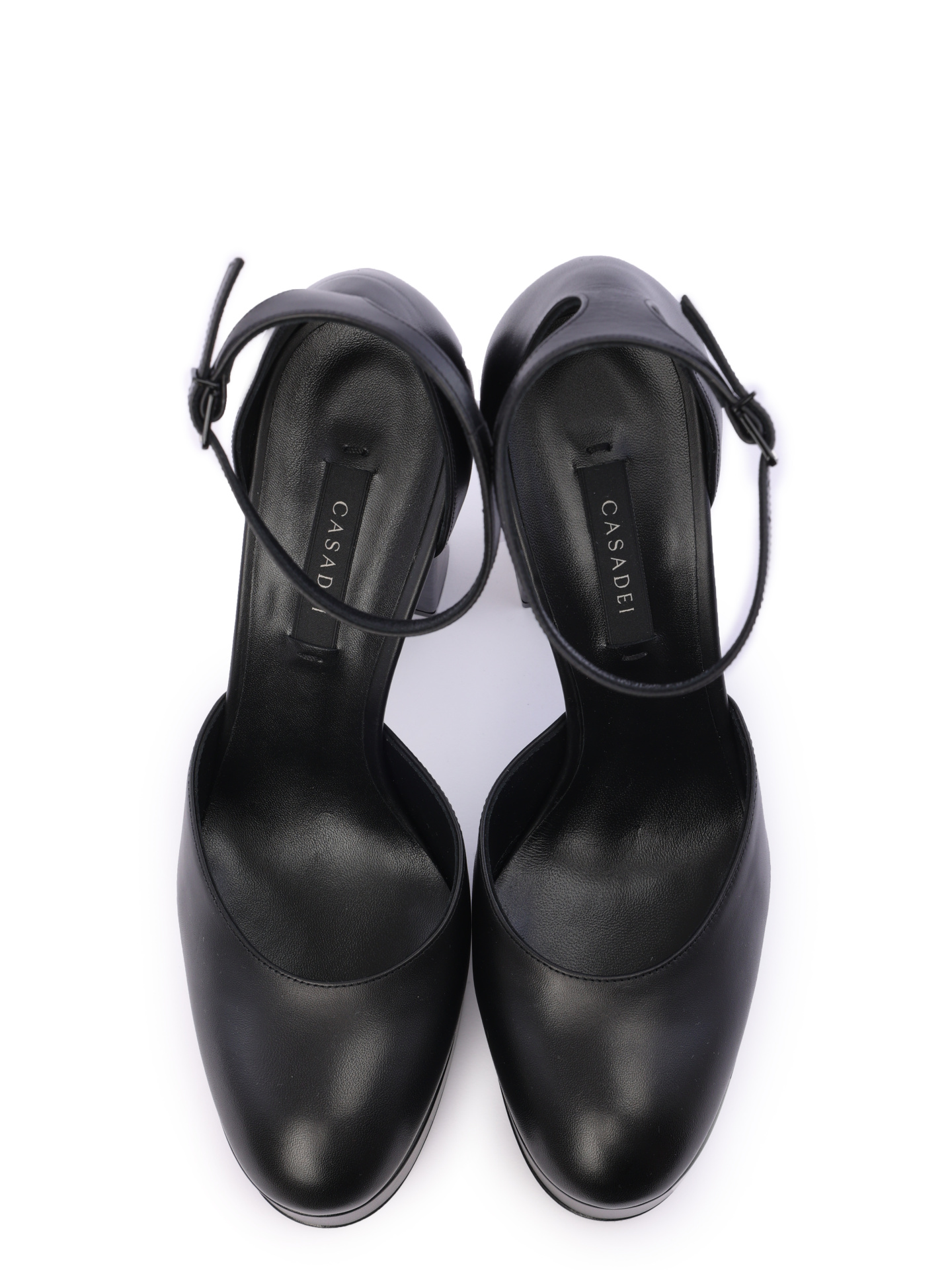 Туфли Casadei 1H977W1201LOVEC9000 черные женские из кожи — купить в интернет-магазине Verdistore