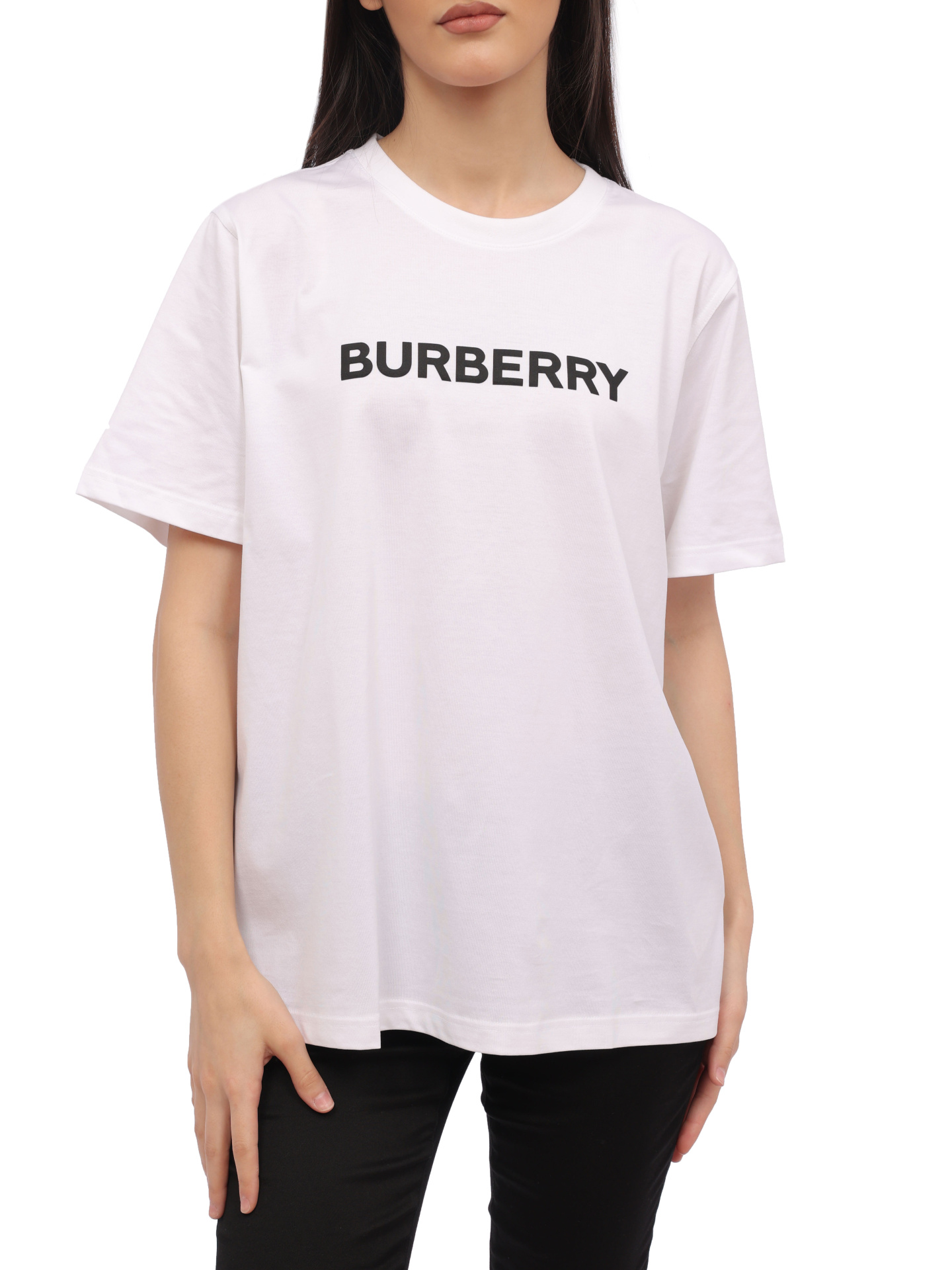 Футболка Burberry 8056724 A1464 хлопковая женская — купить в интернет-магазине Verdistore