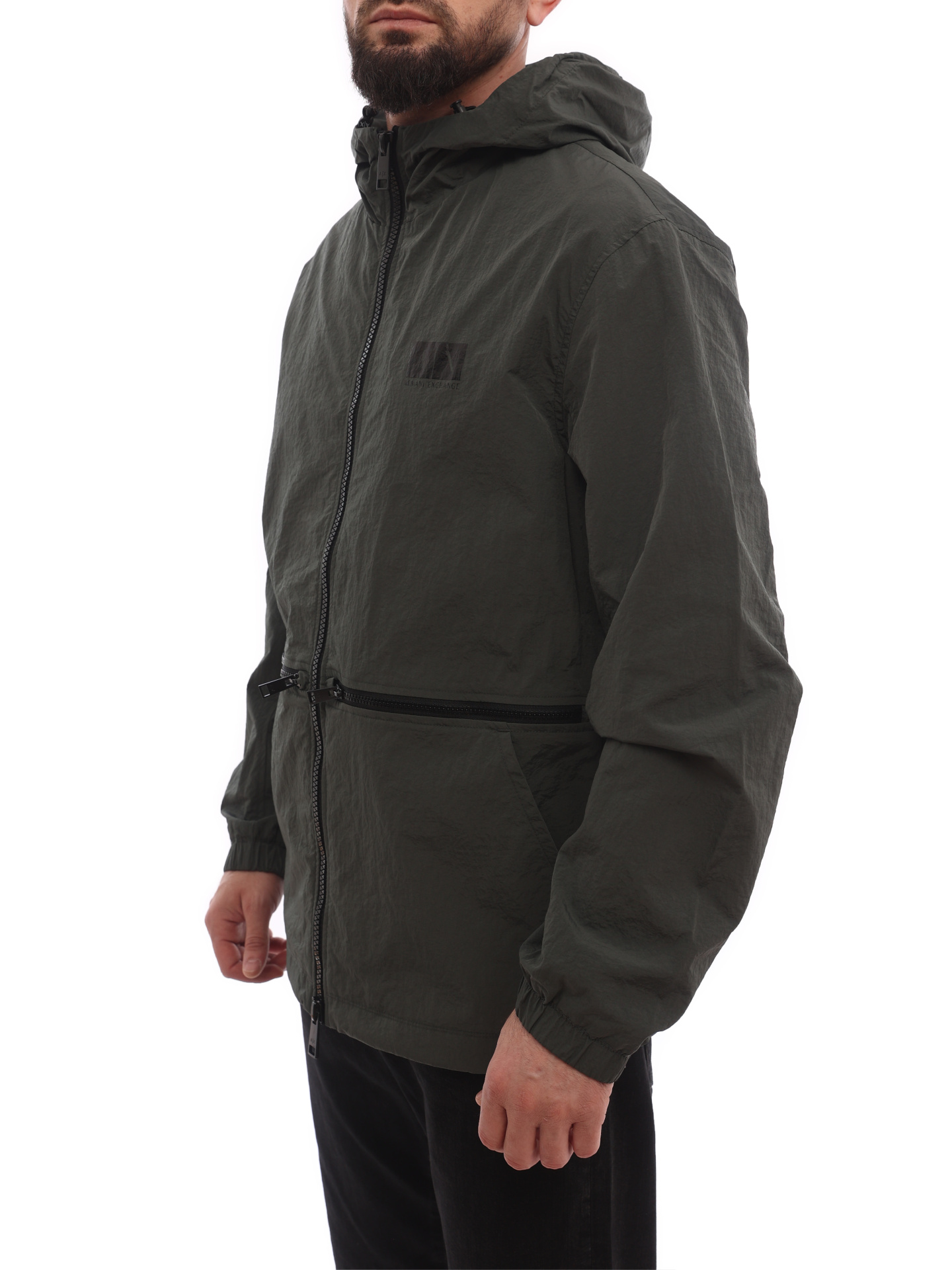 Куртка Armani Exchange 3LZB50 ZNBYZ 1839 хаки мужская на молнии — купить в интернет-магазине Verdistore