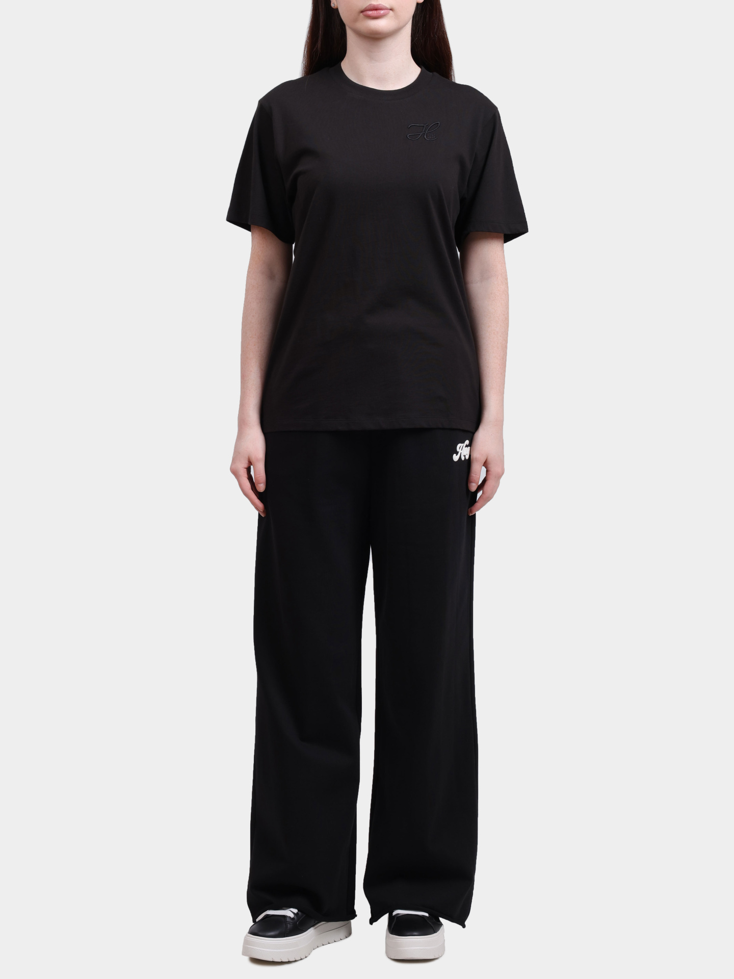 Футболка Hugo 50550901 001 хлопковая женская — купить в интернет-магазине Verdistore