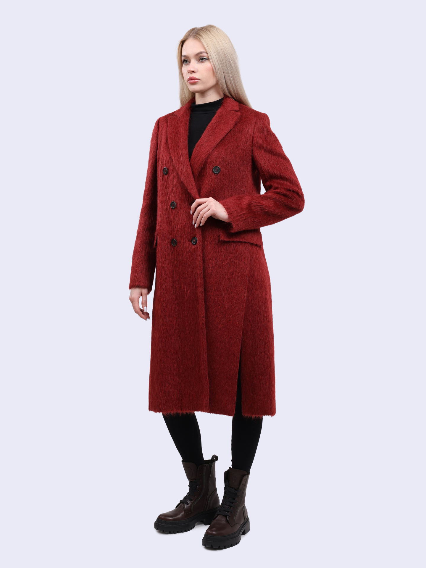 Пальто Brunello Cucinelli MA5284967 красное женское — купить в интернет-магазине Verdistore