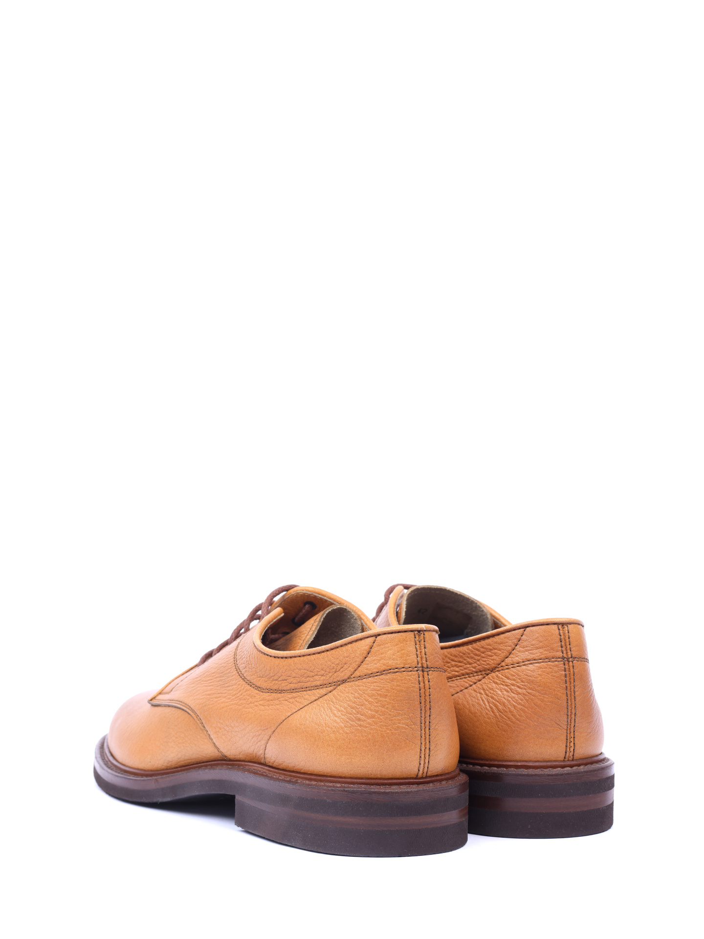 Дерби Brunello Cucinelli MZUBOXF938 кожаные мужские — купить в интернет-магазине Verdistore