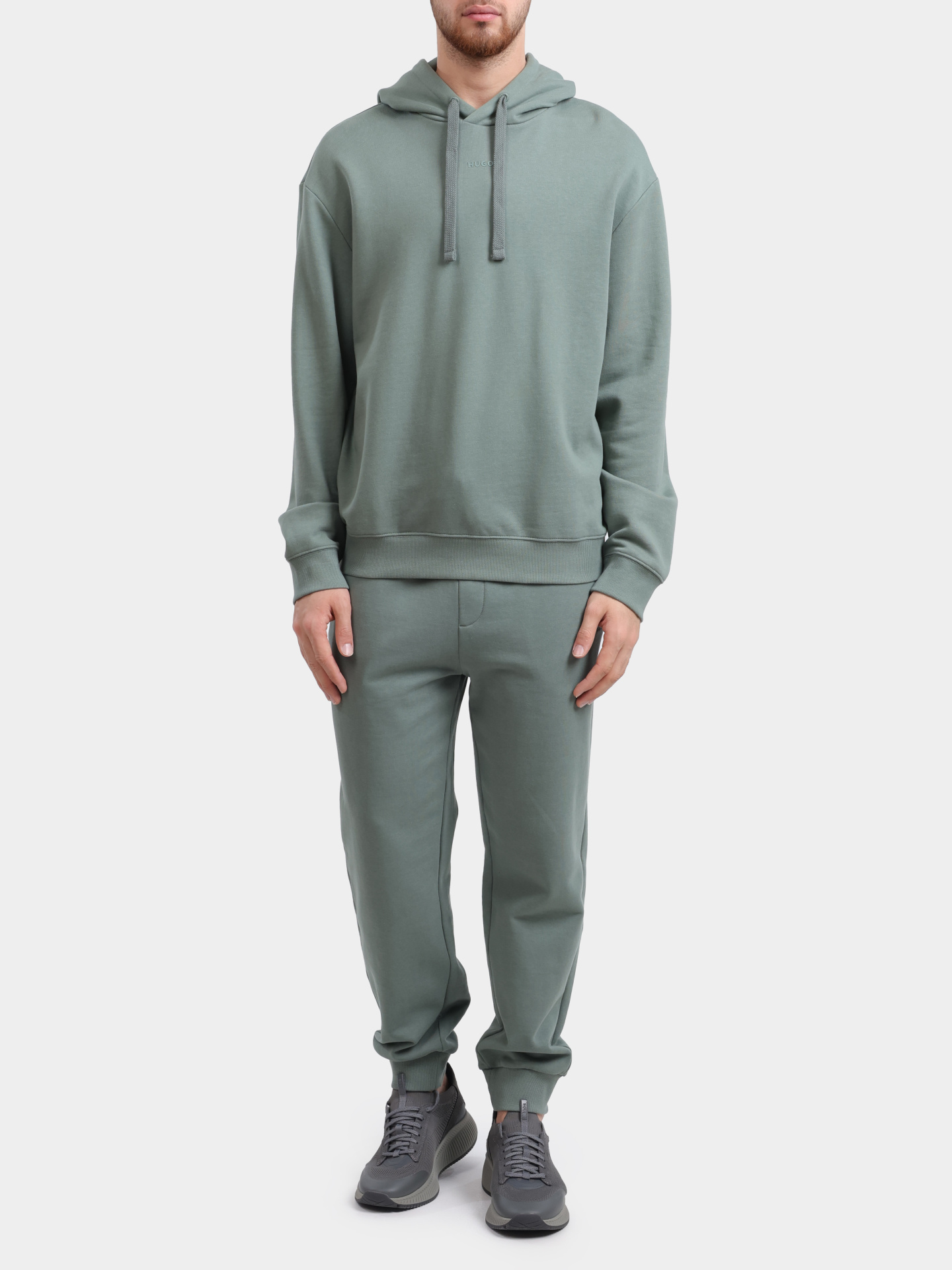 Костюм спортивный Hugo Tracksuit_DapoDayote зеленый мужской — купить в интернет-магазине Verdistore