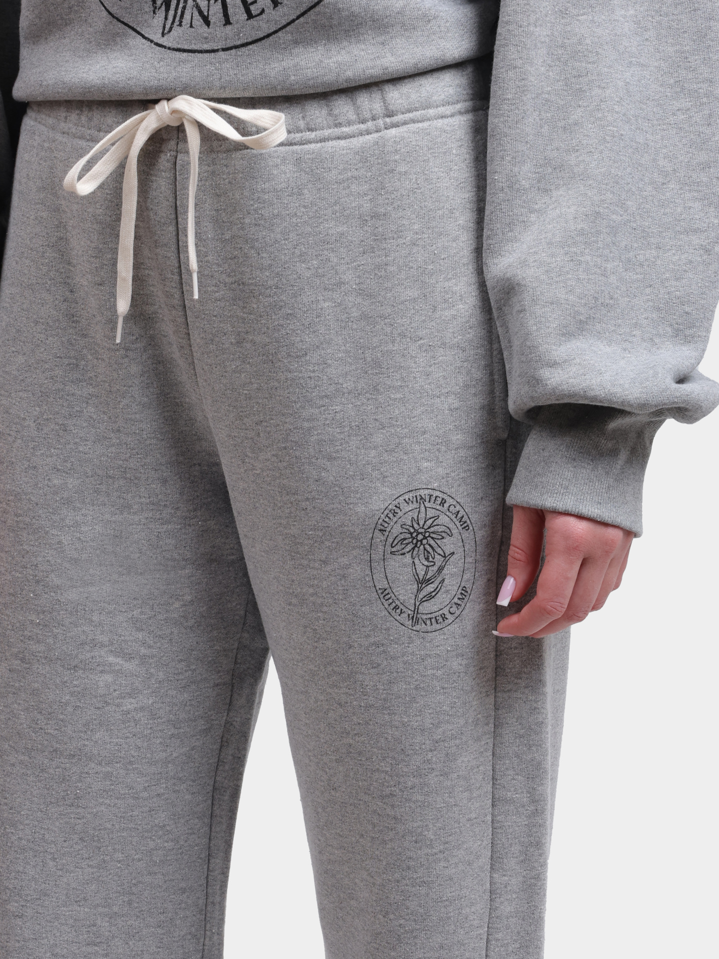 Брюки спортивные Autry SPPW - S8HD серые женские на кулиске — купить в интернет-магазине Verdistore