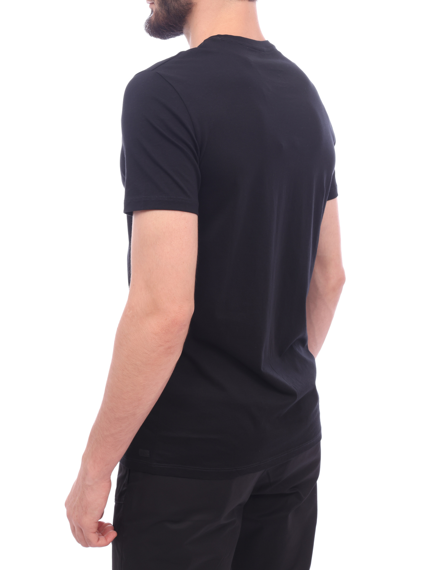 Футболка Armani Exchange 8NZT74 ZJA5Z 1200 черная мужская из хлопка — купить в интернет-магазине Verdistore