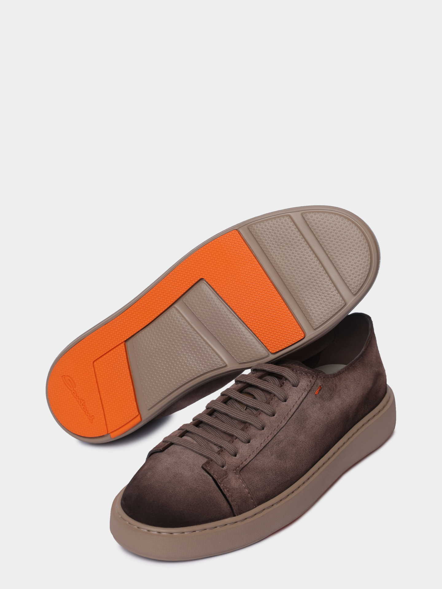 Кеды Santoni MBCG21571TARCAOLE81 замшевые мужские — купить в интернет-магазине Verdistore